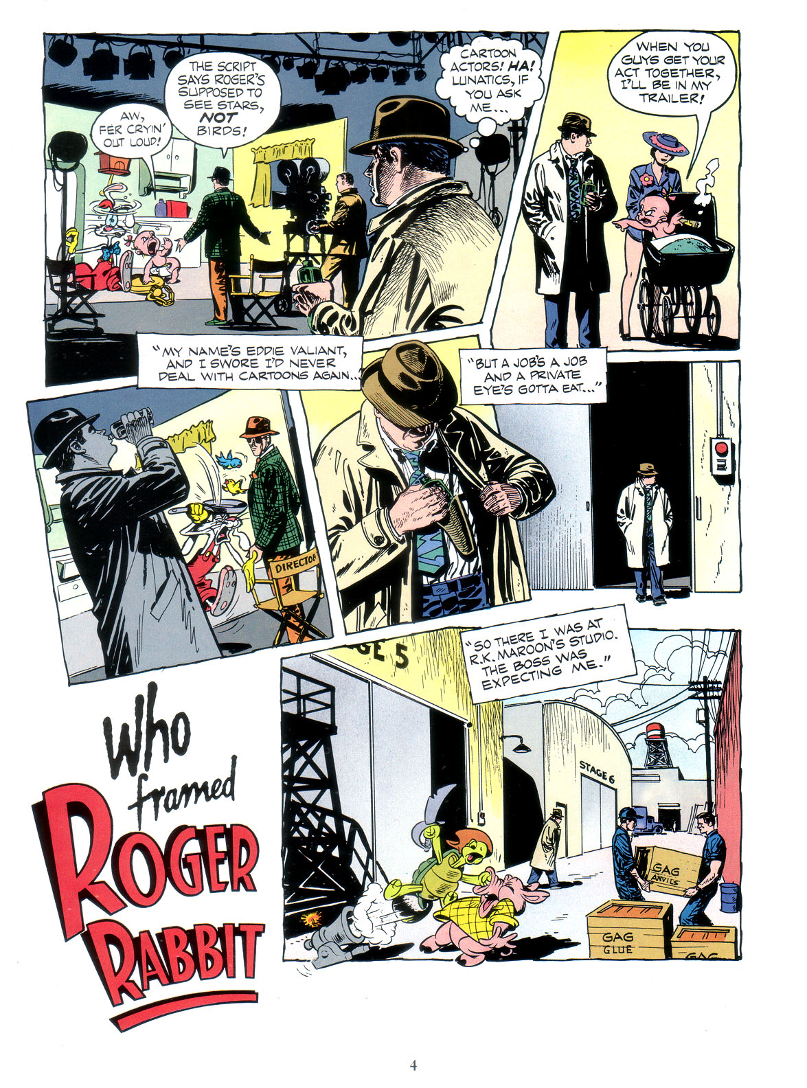 Marvel Graphic Novel: Who Framed Roger Rabbit issue Full - Page 6