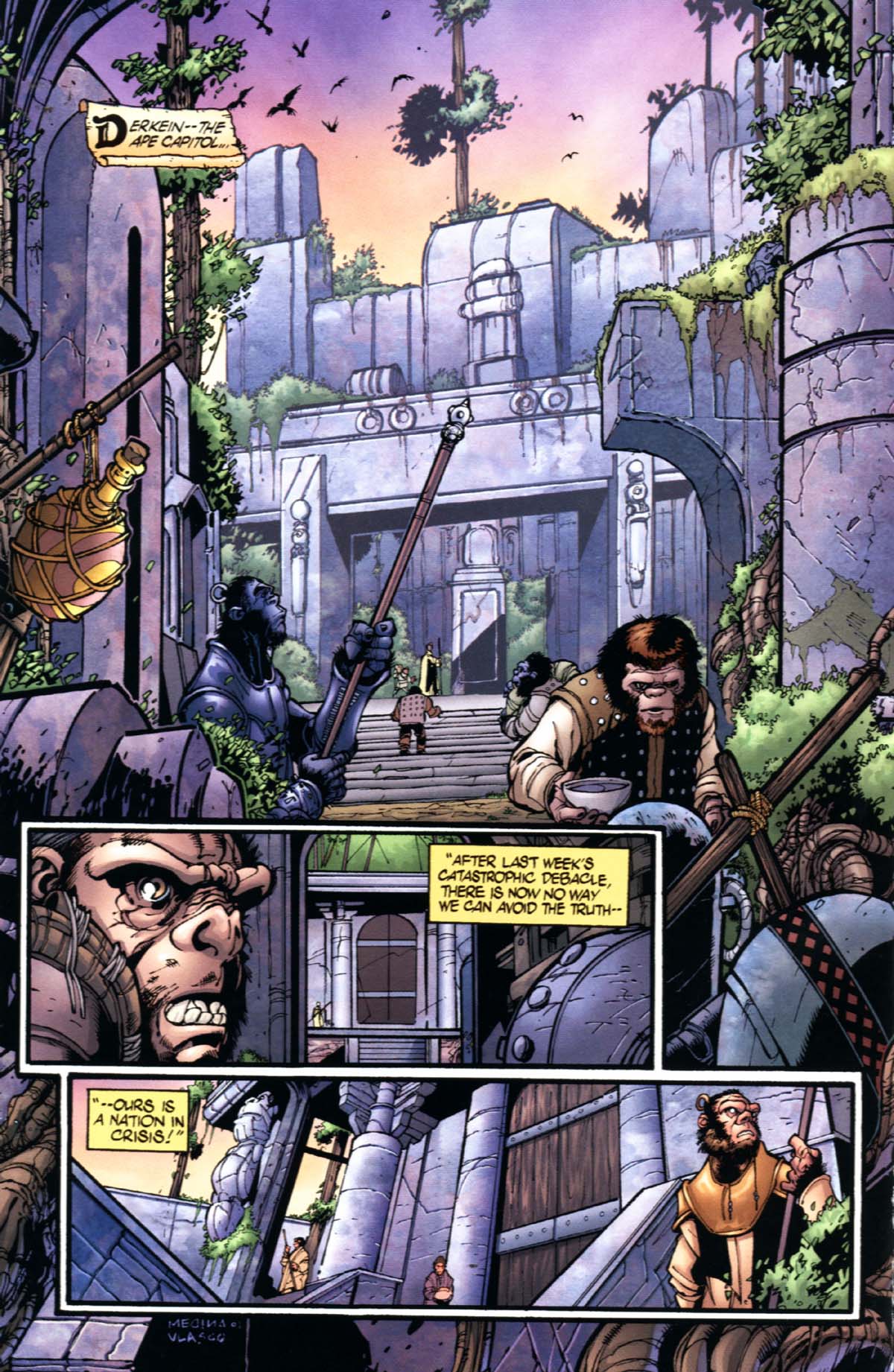 Read online Planet of the Apes: The Human War comic -  Issue #1 - 14