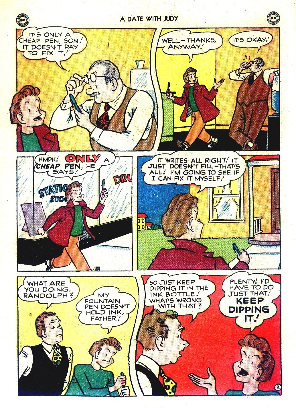 Read online A Date with Judy comic -  Issue #11 - 20