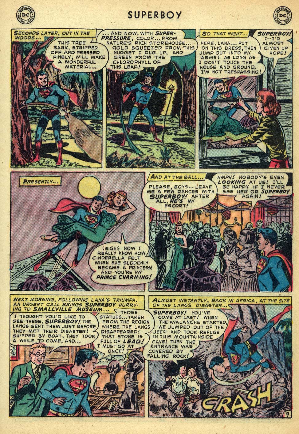 Read online Superboy (1949) comic -  Issue #25 - 36