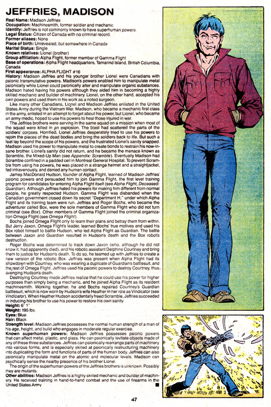 Read online The Official Handbook of the Marvel Universe Deluxe Edition comic -  Issue #6 - 49