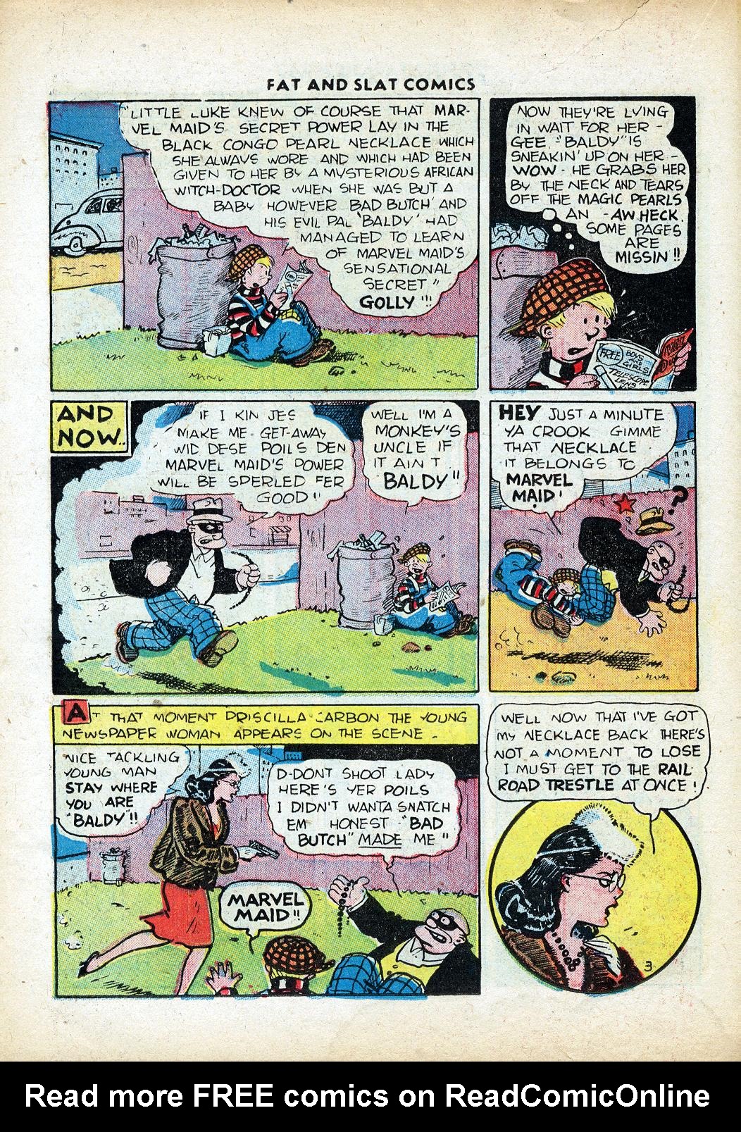 Read online Fat and Slat comic -  Issue #2 - 17