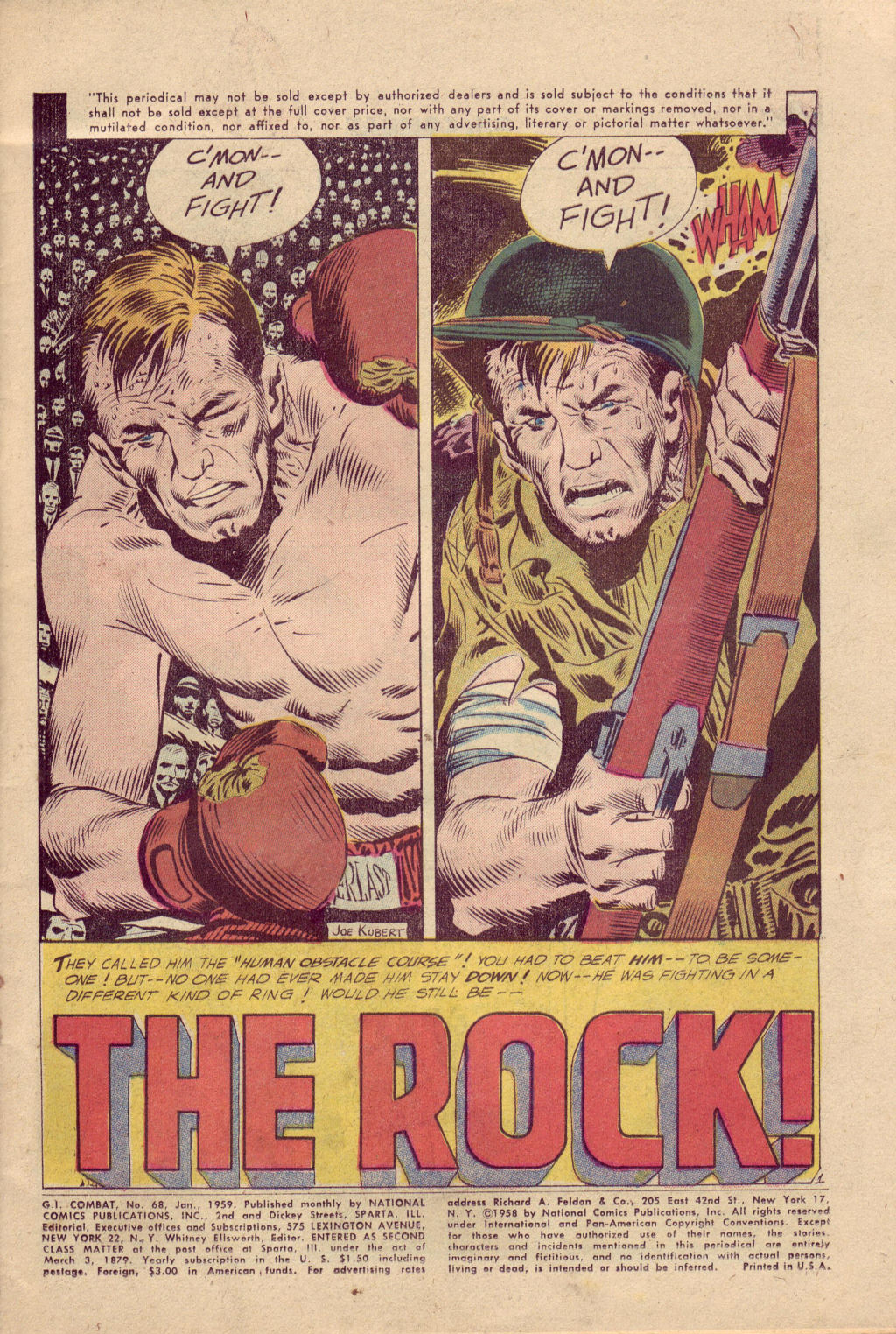 Read online G.I. Combat (1952) comic -  Issue #68 - 3