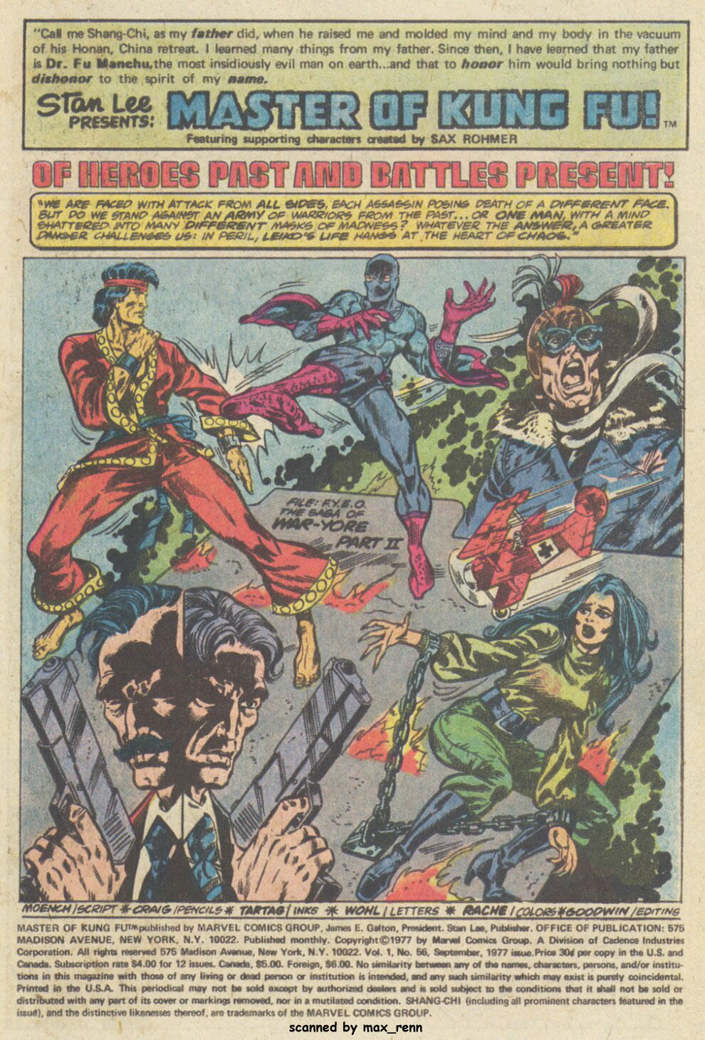 Read online Master of Kung Fu (1974) comic -  Issue #56 - 2