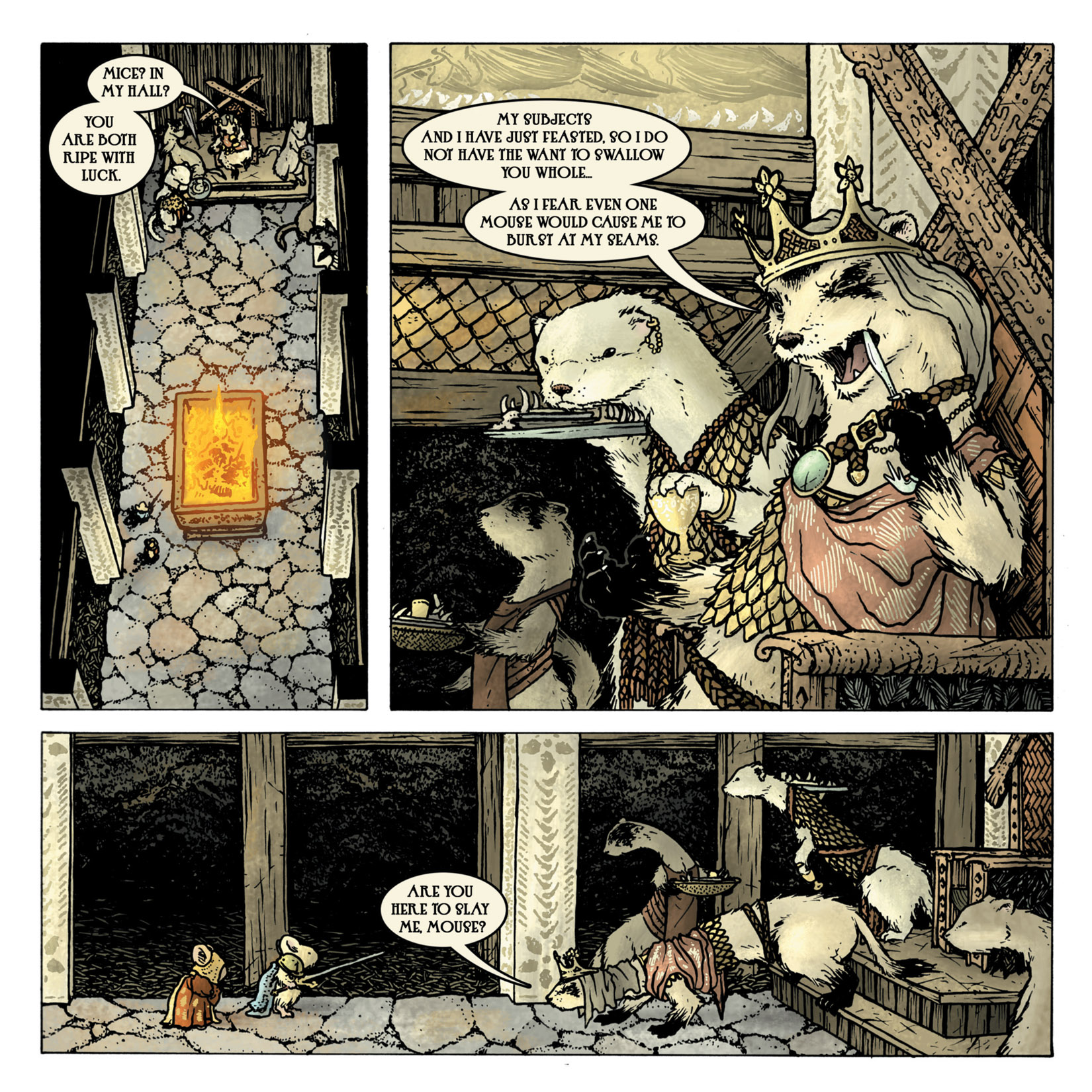 Read online Mouse Guard: The Black Axe comic -  Issue #3 - 9
