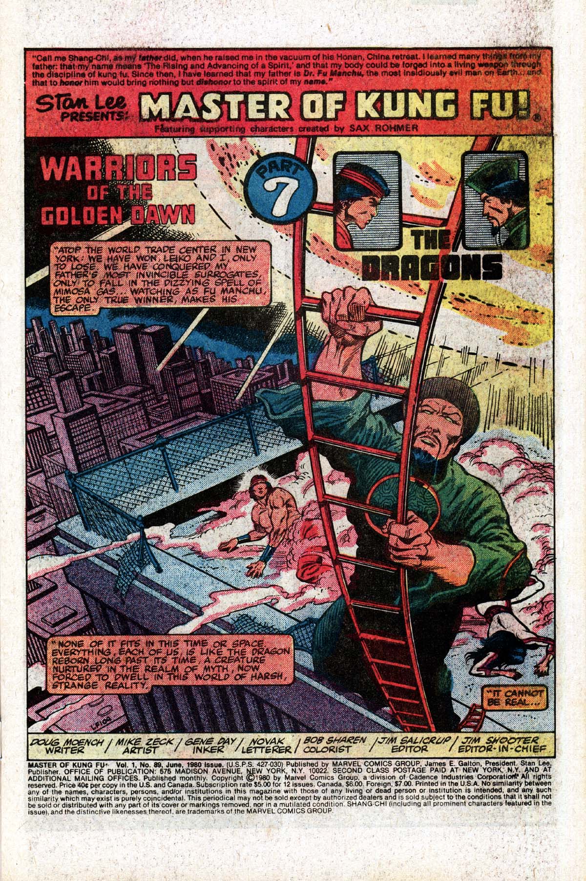 Master of Kung Fu (1974) Issue #89 #74 - English 2
