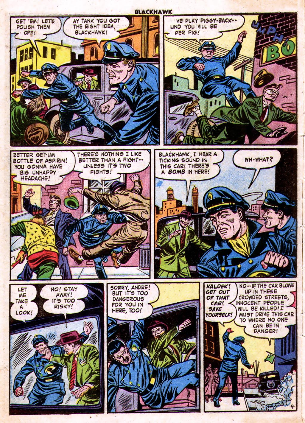 Read online Blackhawk (1957) comic -  Issue #68 - 6