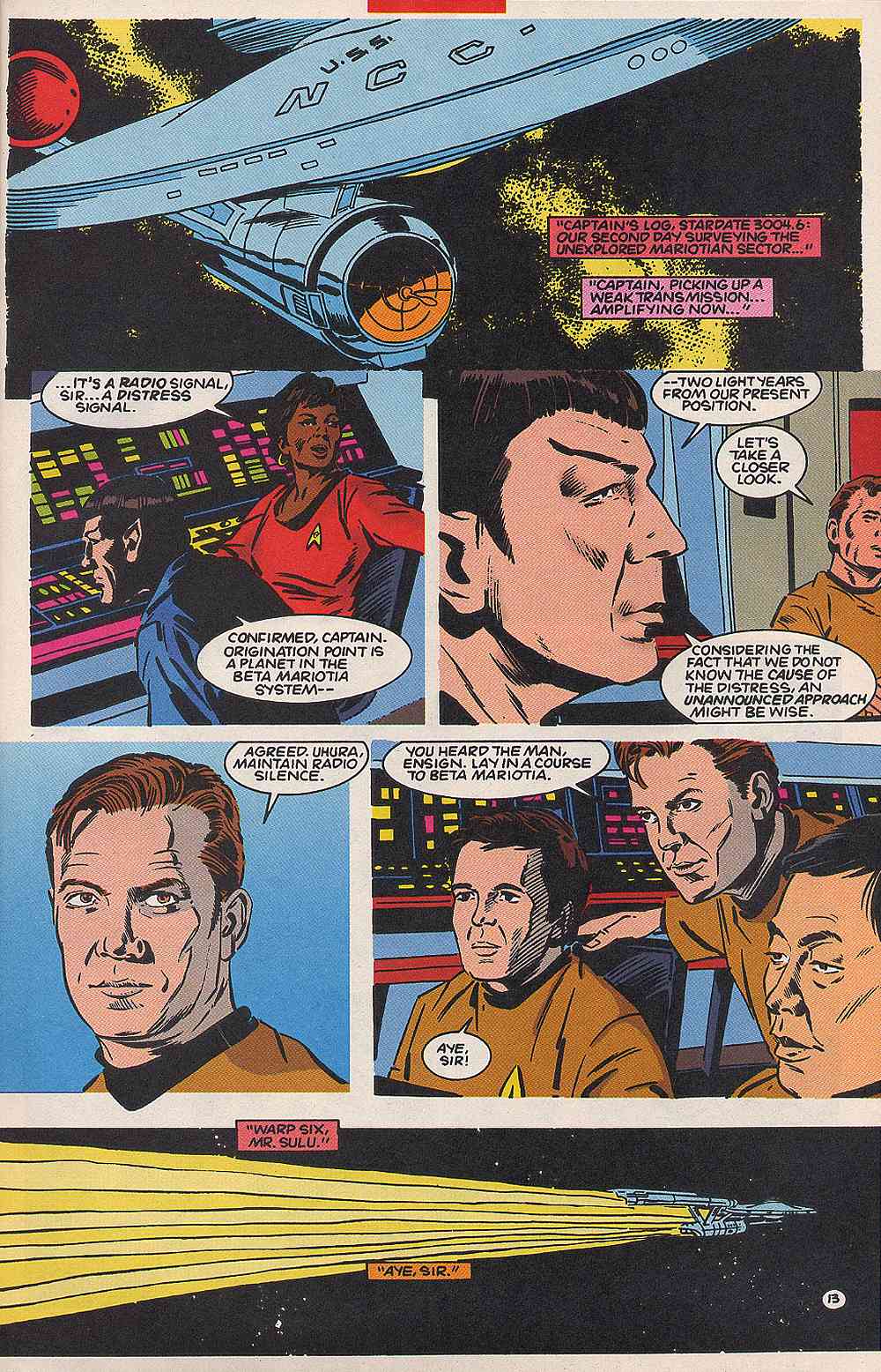 Read online Star Trek (1989) comic -  Issue #58 - 14