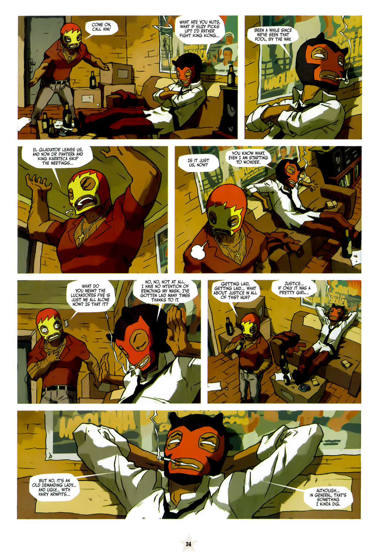 Read online Lucha Libre comic -  Issue #5 - 36