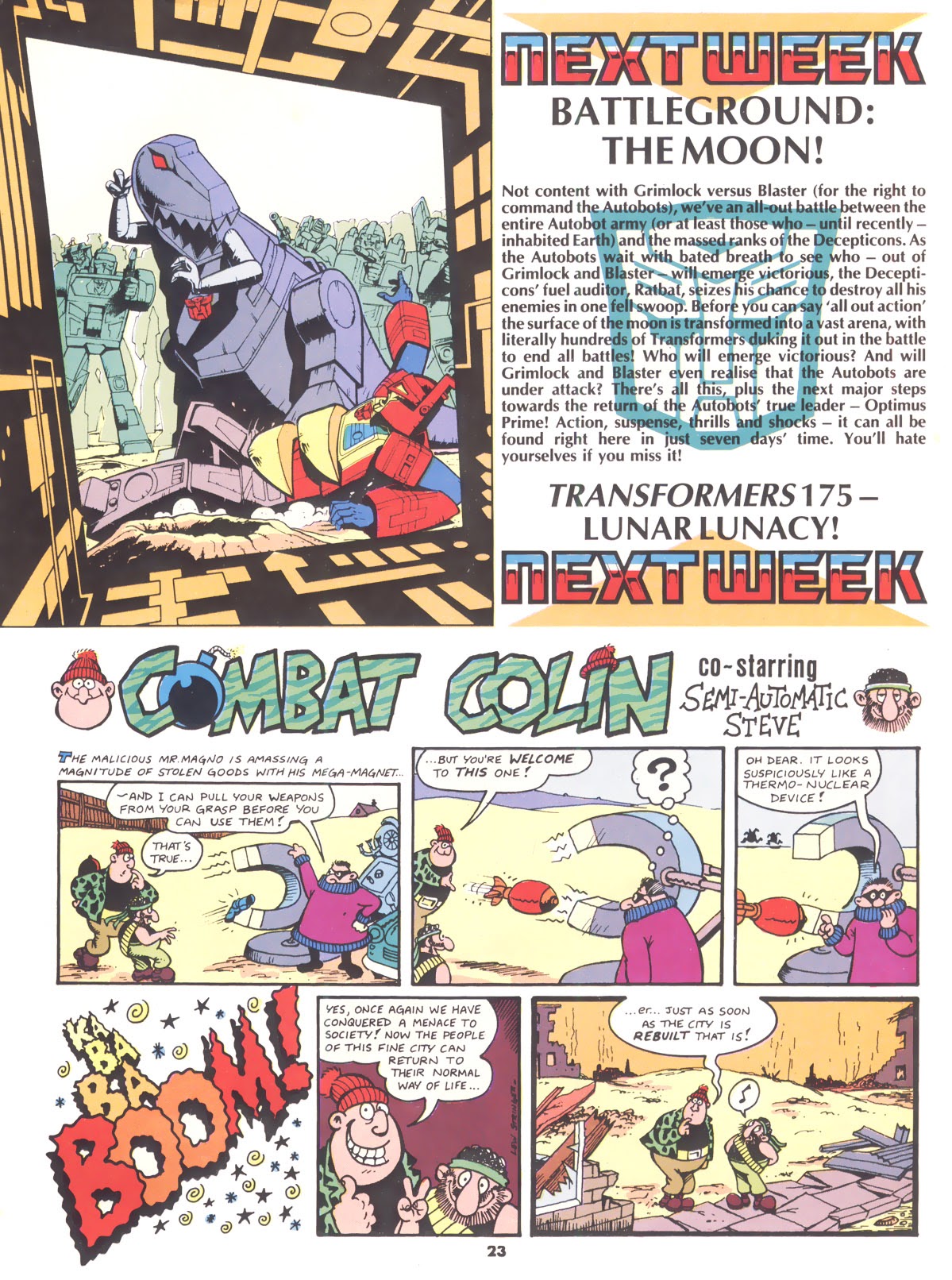 Read online The Transformers (UK) comic -  Issue #174 - 16
