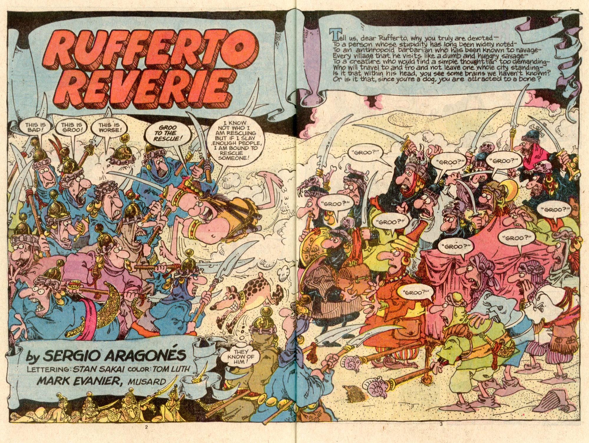 Read online Sergio Aragonés Groo the Wanderer comic -  Issue #44 - 3