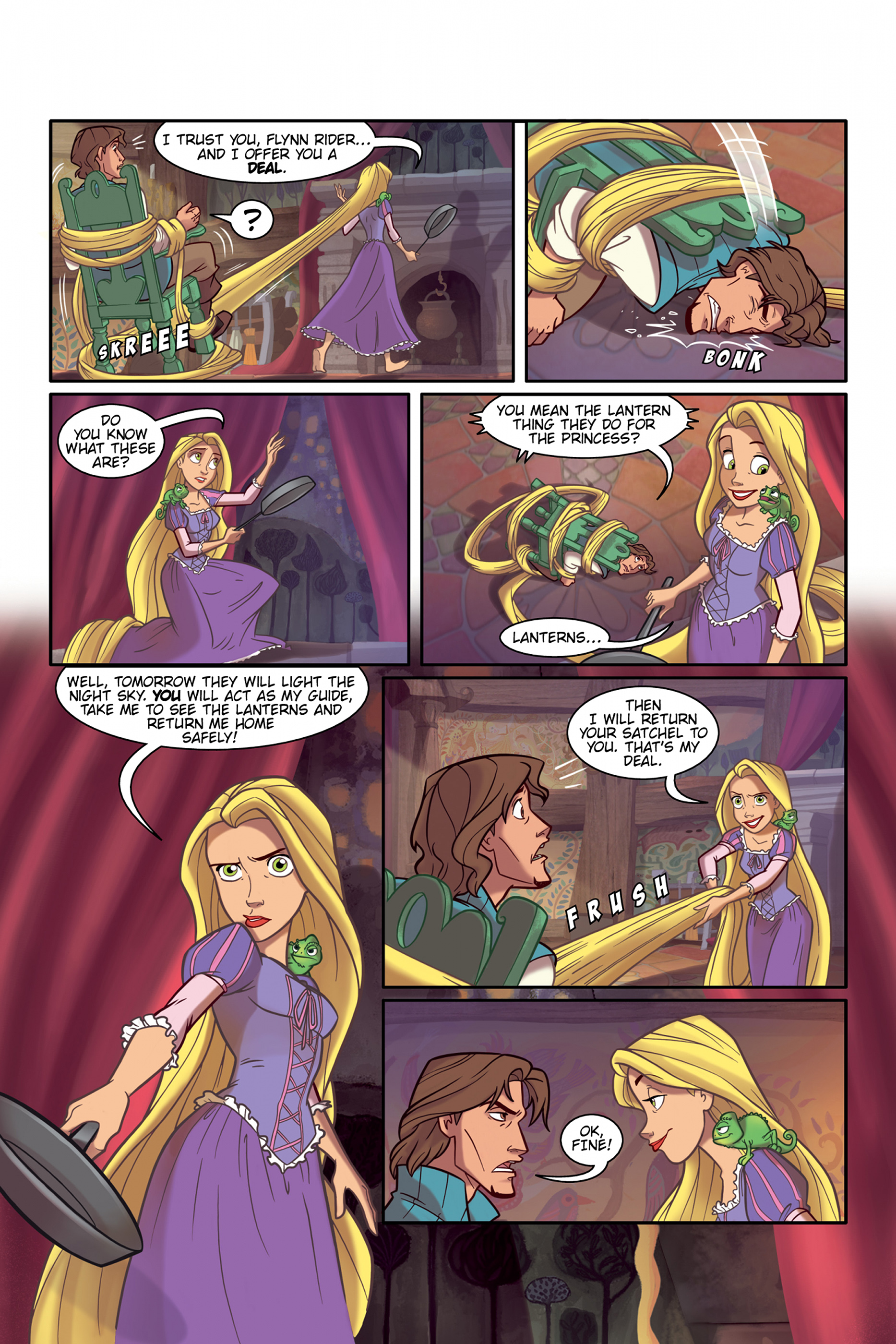 Read online Disney Tangled: The Story of the Movie in Comics comic -  Issue # Full - 21
