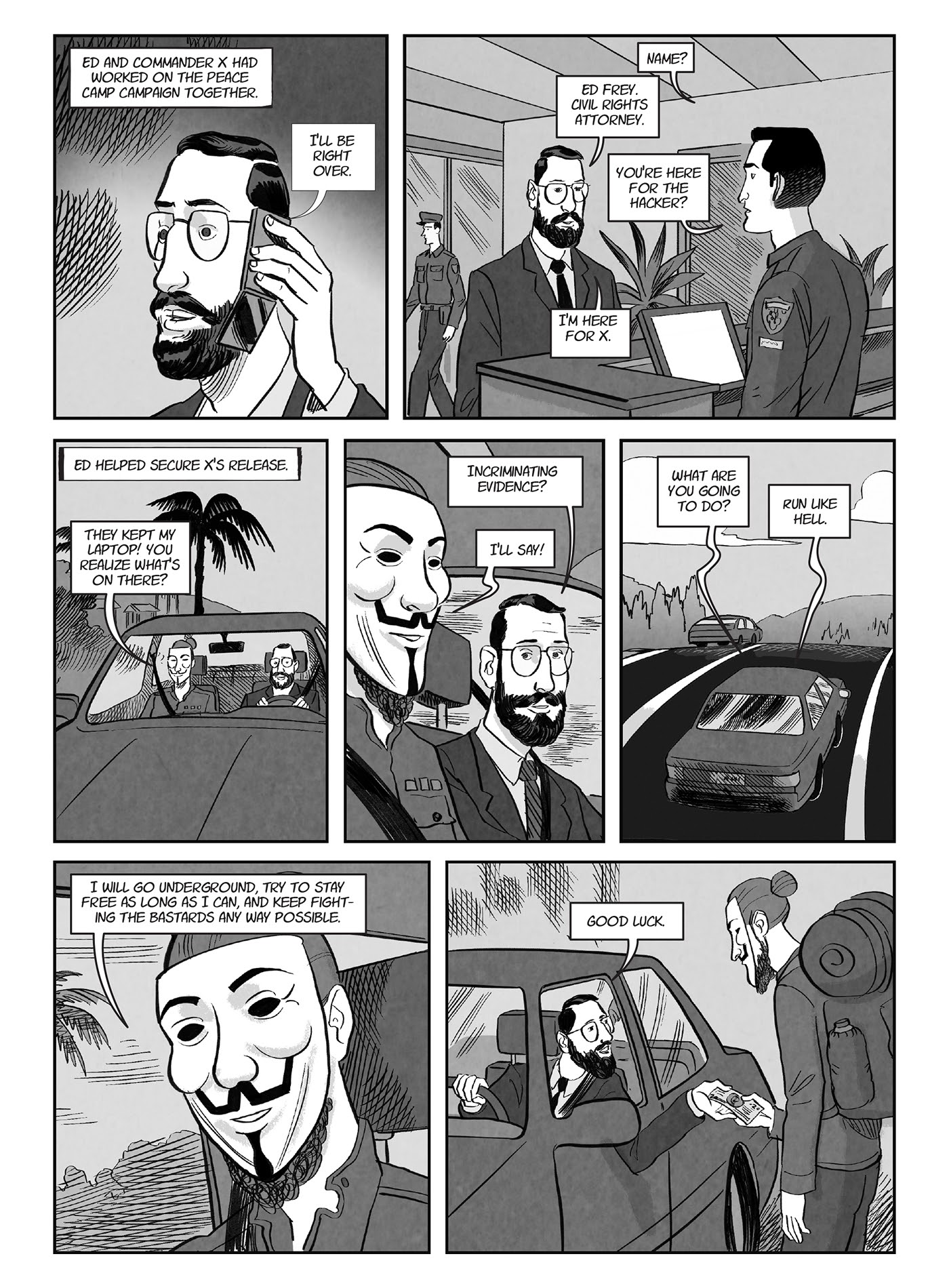 Read online A for Anonymous: How a Mysterious Hacker Collective Transformed the World comic -  Issue # TPB - 69