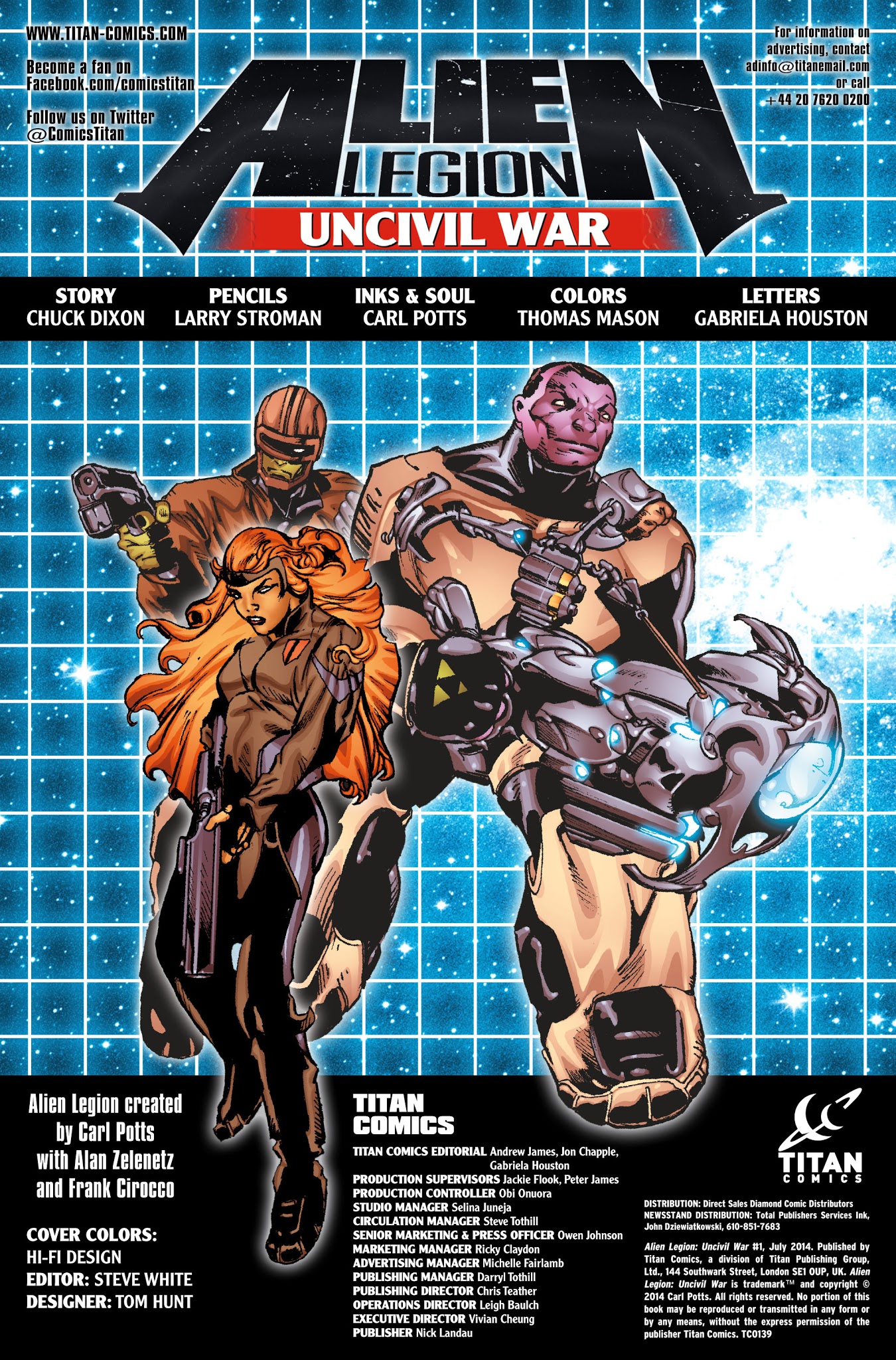 Read online Alien Legion: Uncivil War comic -  Issue # TPB - 7