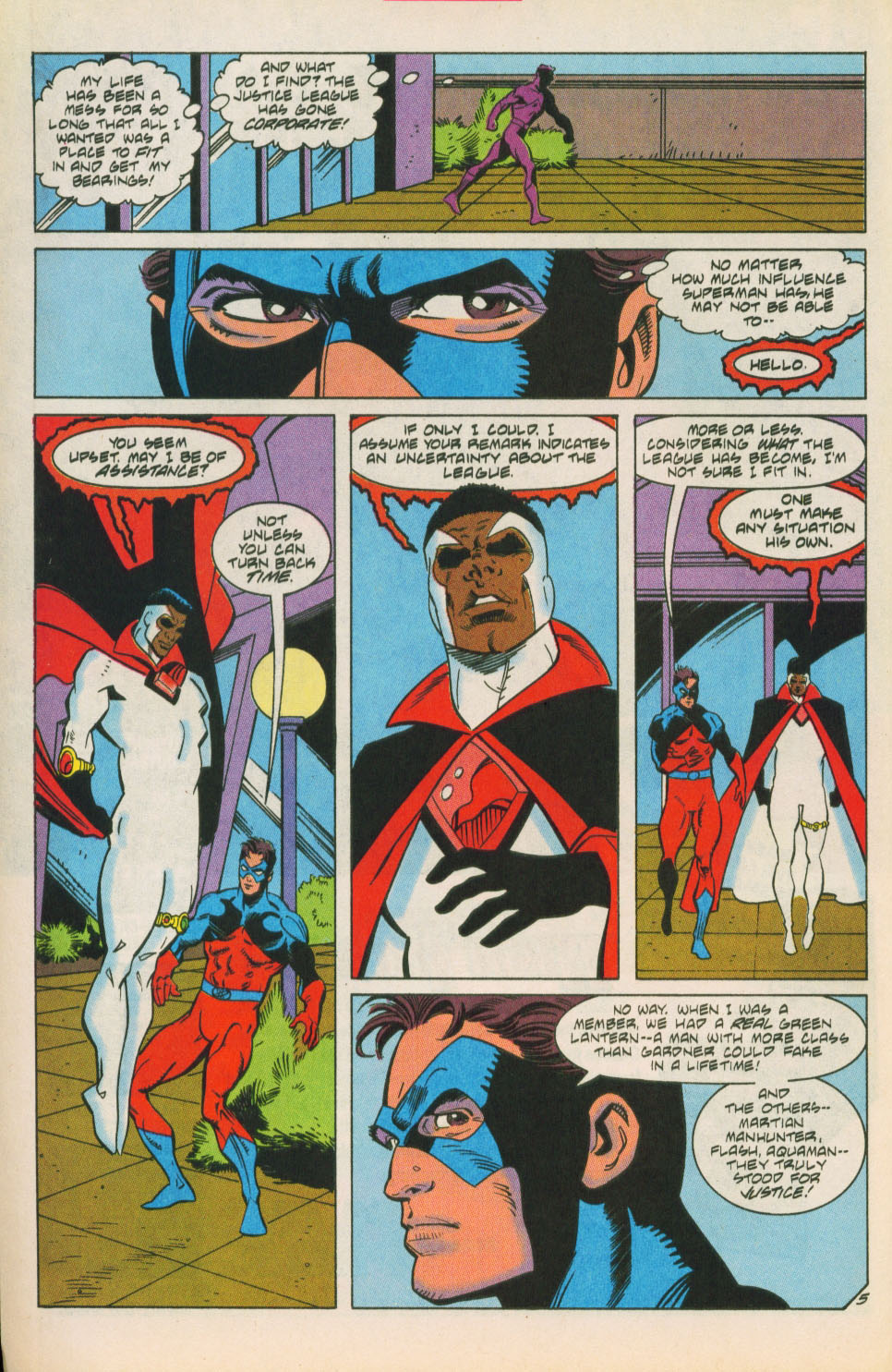 Read online Justice League America comic -  Issue #67 - 6