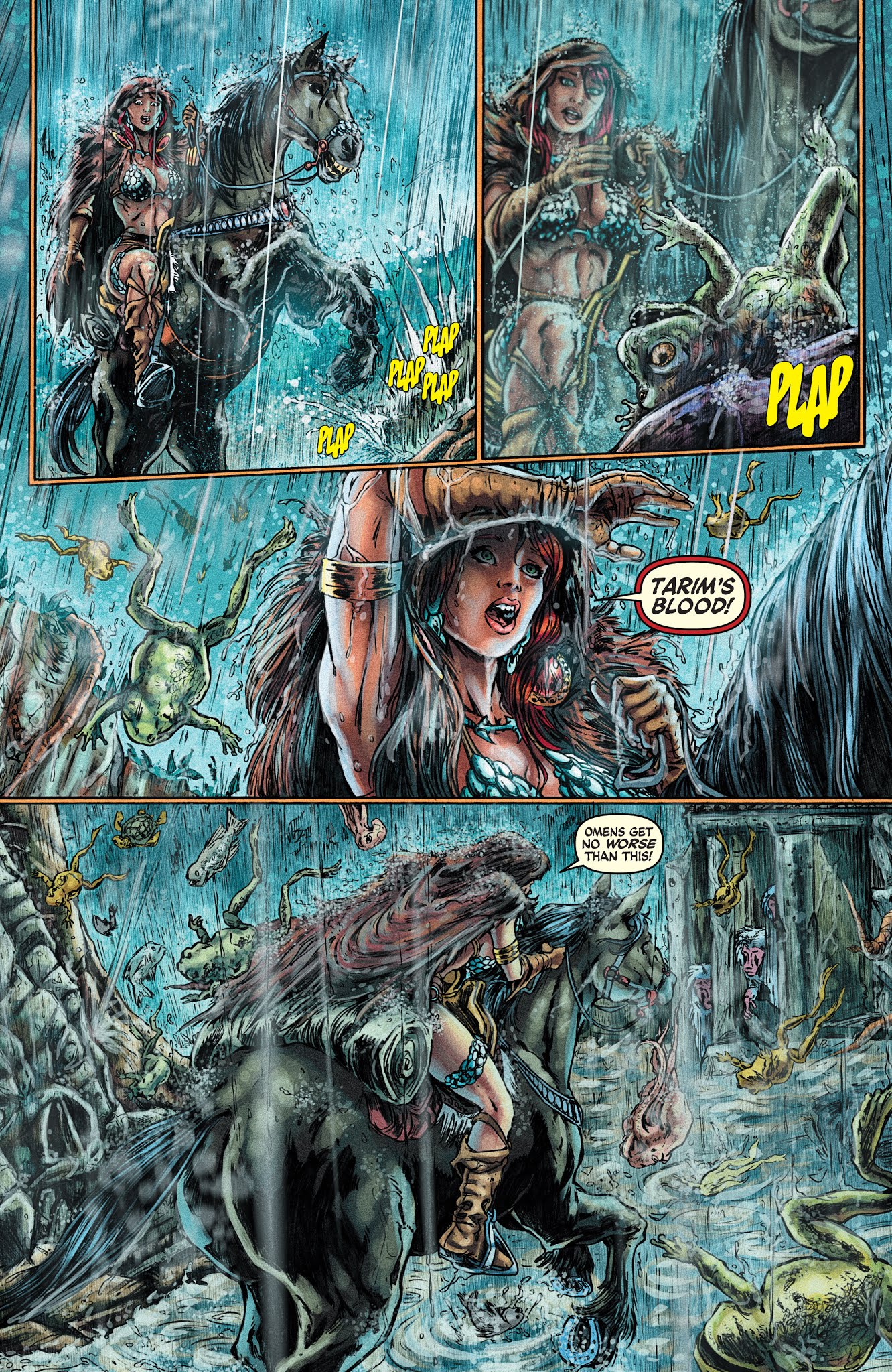 Read online Red Sonja Deluge comic -  Issue # Full - 5