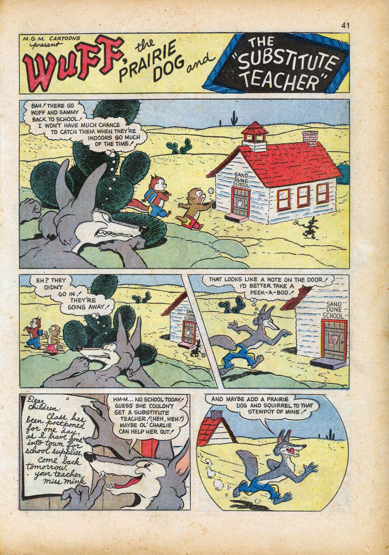 Read online Tom & Jerry's Back to School comic -  Issue # TPB - 43