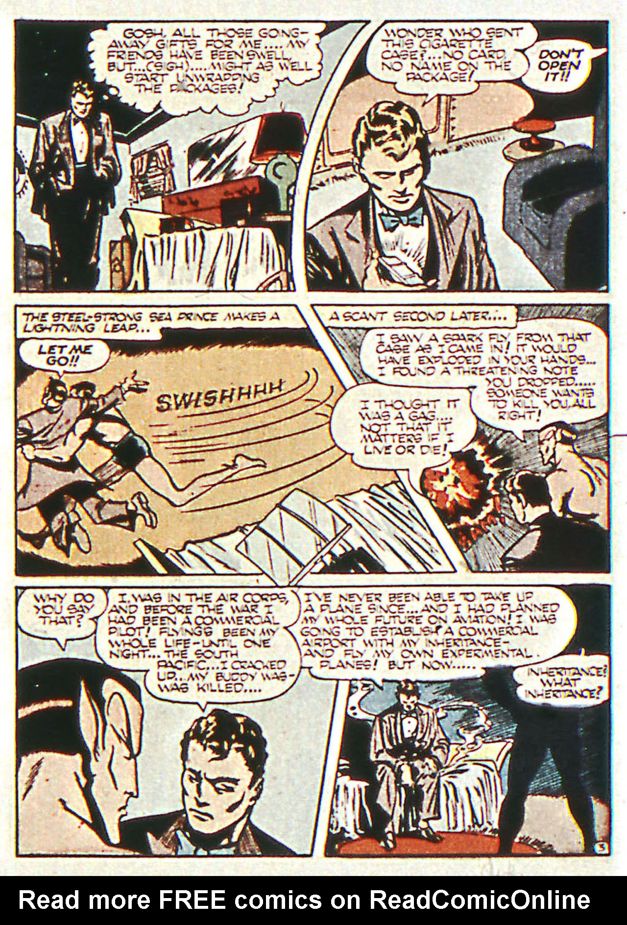 Read online Sub-Mariner Comics comic -  Issue #16 - 17