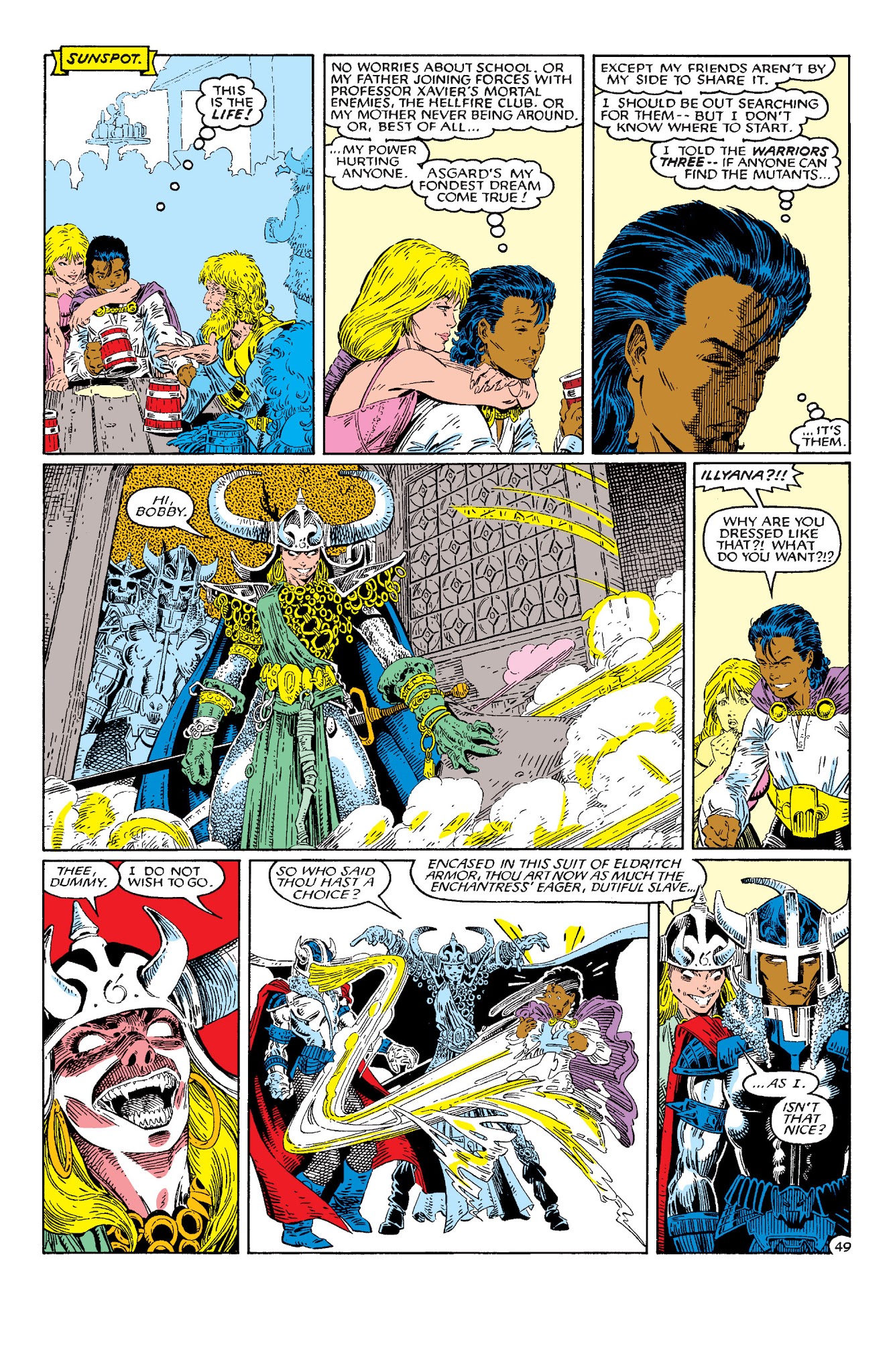 Read online New Mutants Classic comic -  Issue # TPB 5 - 54