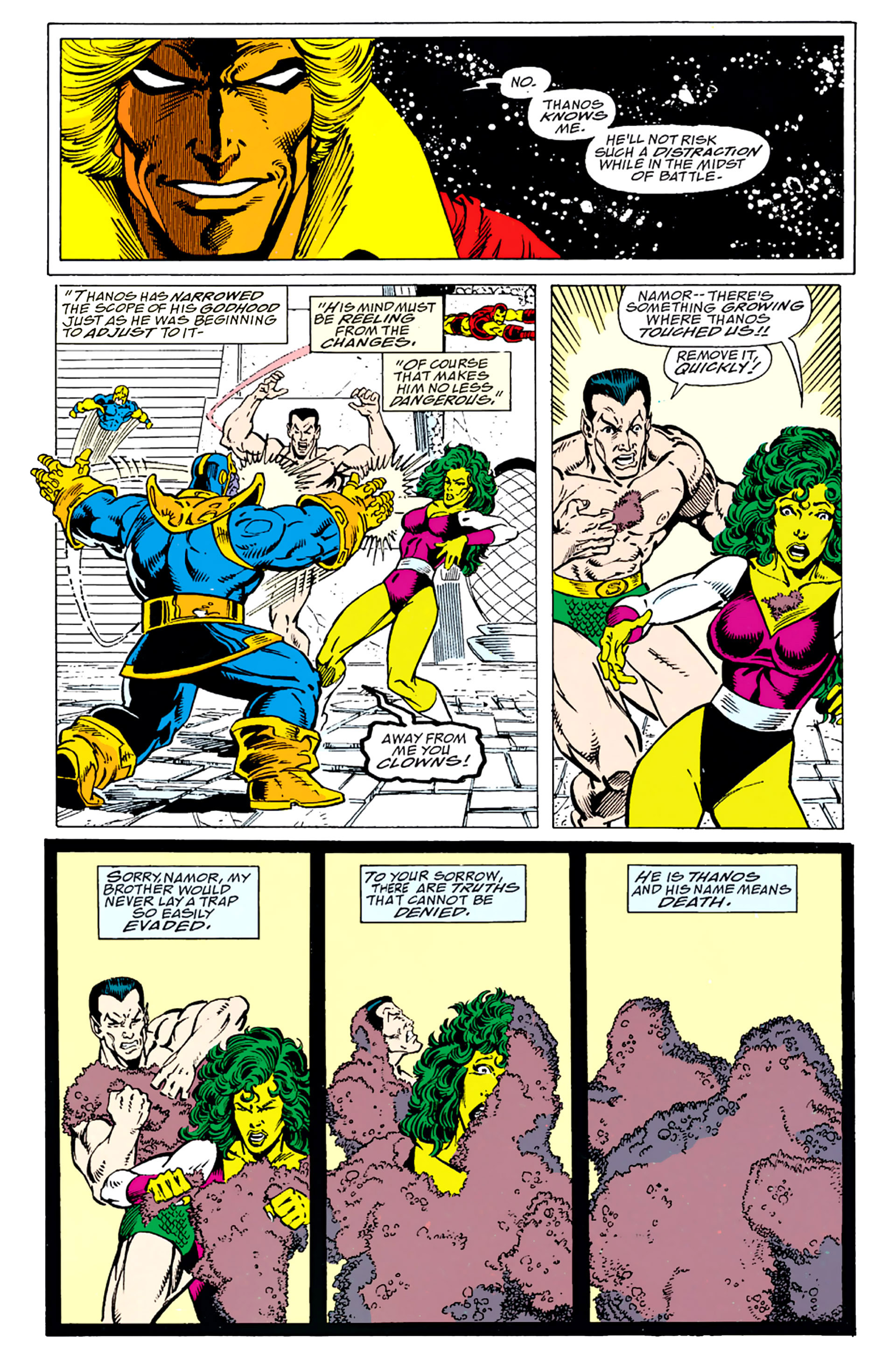 Read online Infinity Gauntlet (1991) comic -  Issue #4 - 13