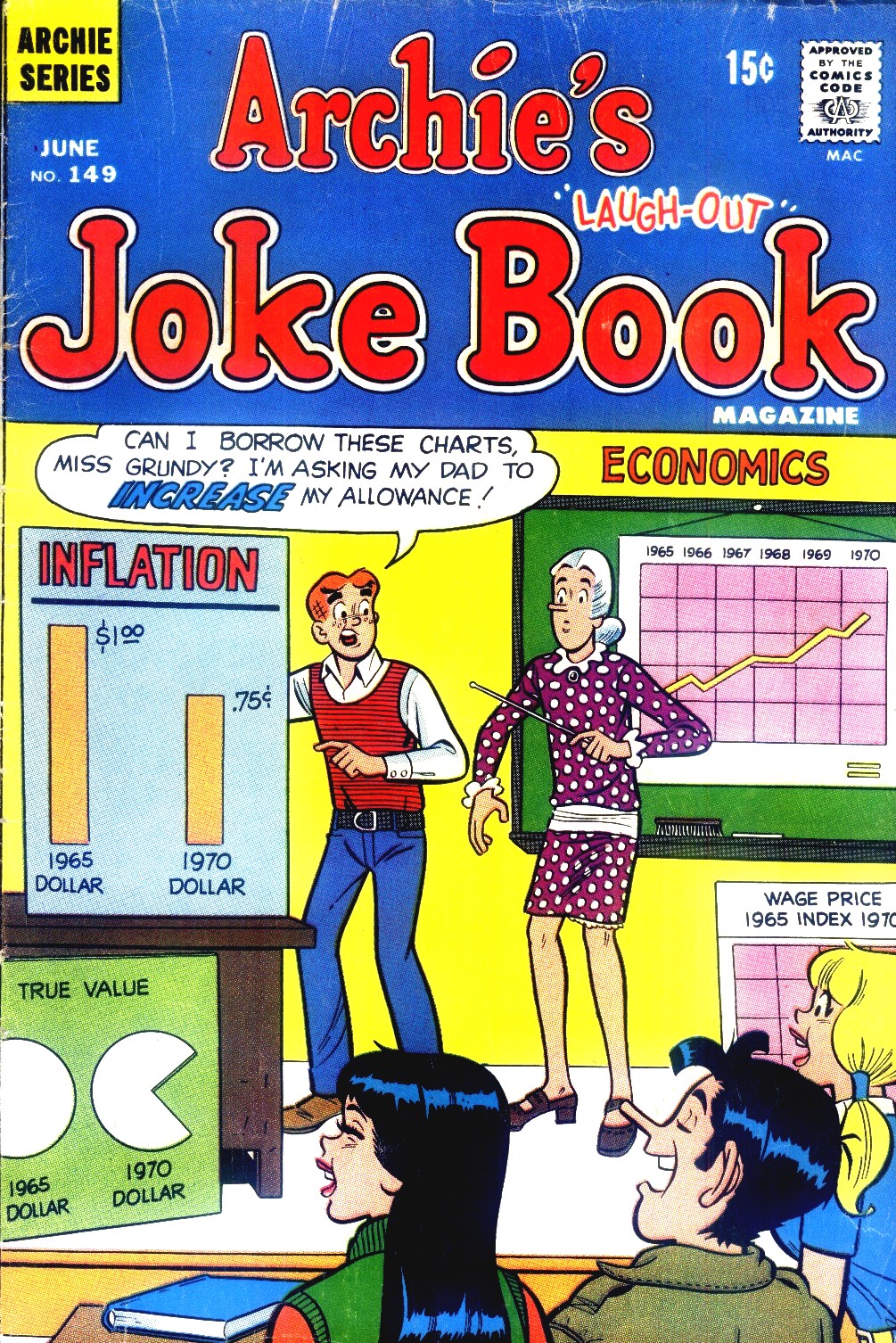 Read online Archie's Joke Book Magazine comic -  Issue #149 - 1
