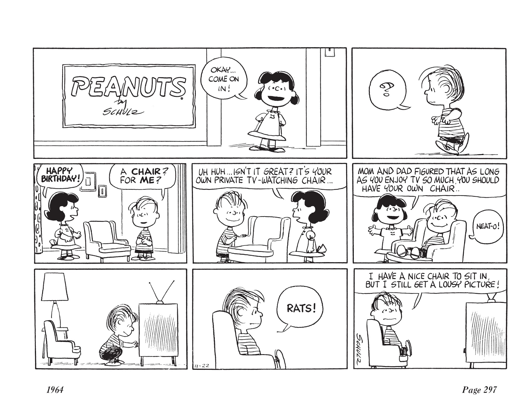 Read online The Complete Peanuts comic -  Issue # TPB 7 - 308