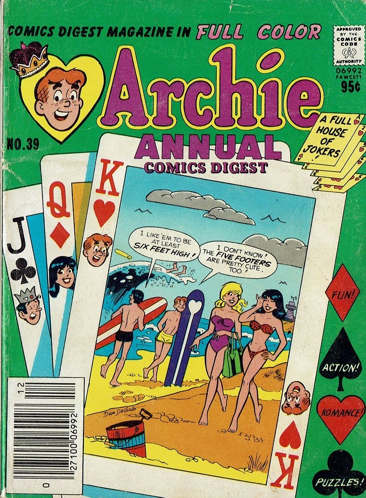 Read online Archie Annual Digest Magazine comic -  Issue #39 - 1