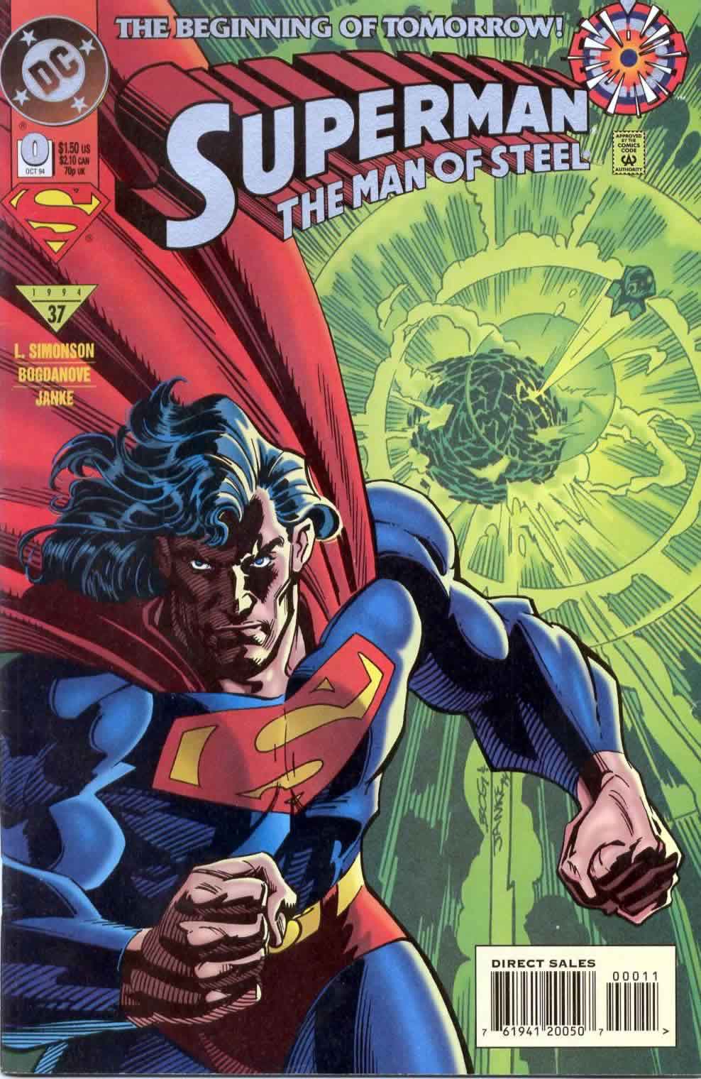 Superman: The Man of Steel (1991) Issue #0 #7 - English 1