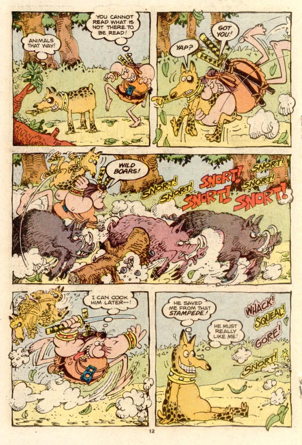 Read online Sergio Aragonés Groo the Wanderer comic -  Issue #29 - 12