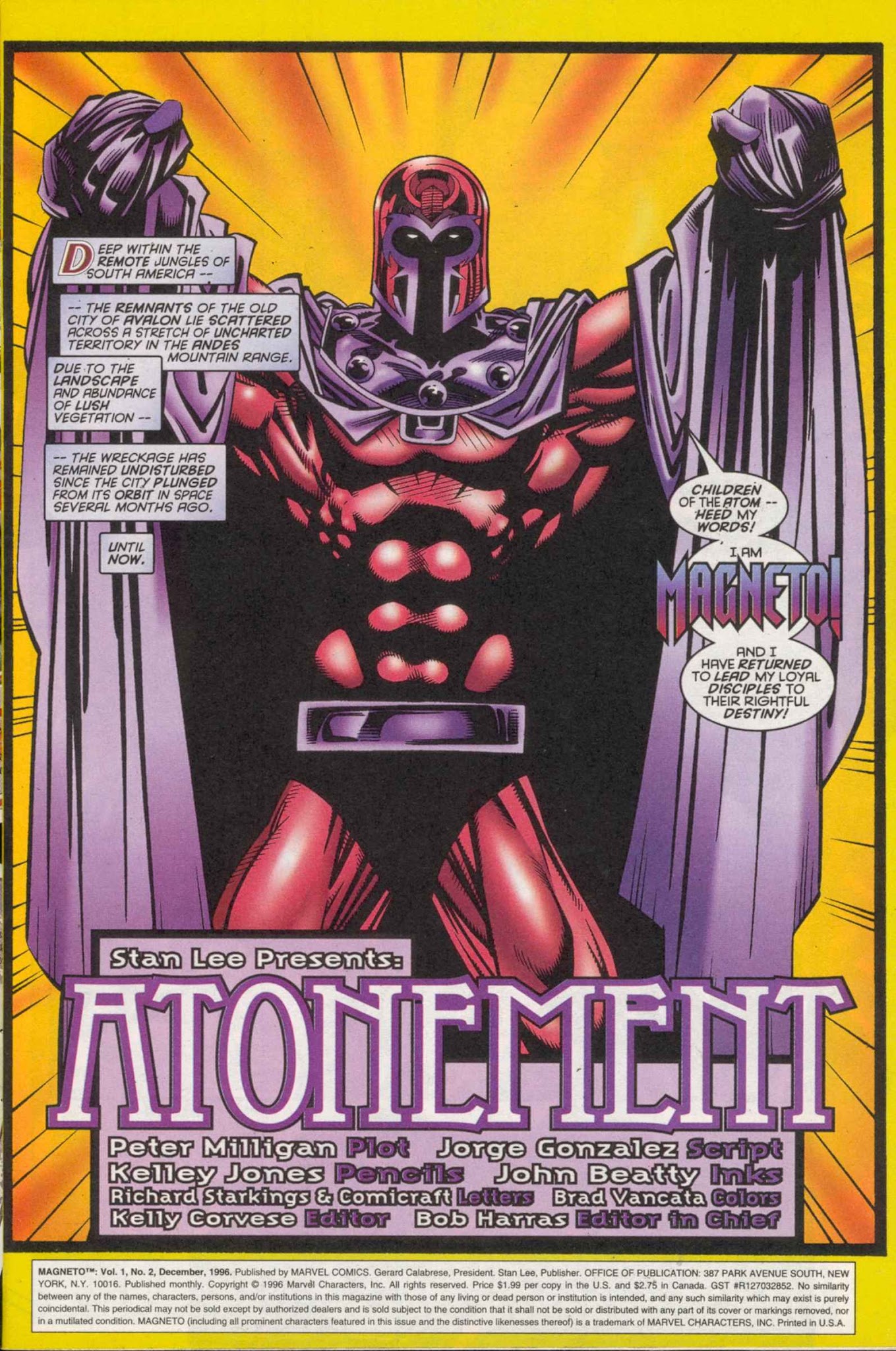 Read online Magneto (1996) comic -  Issue #2 - 2