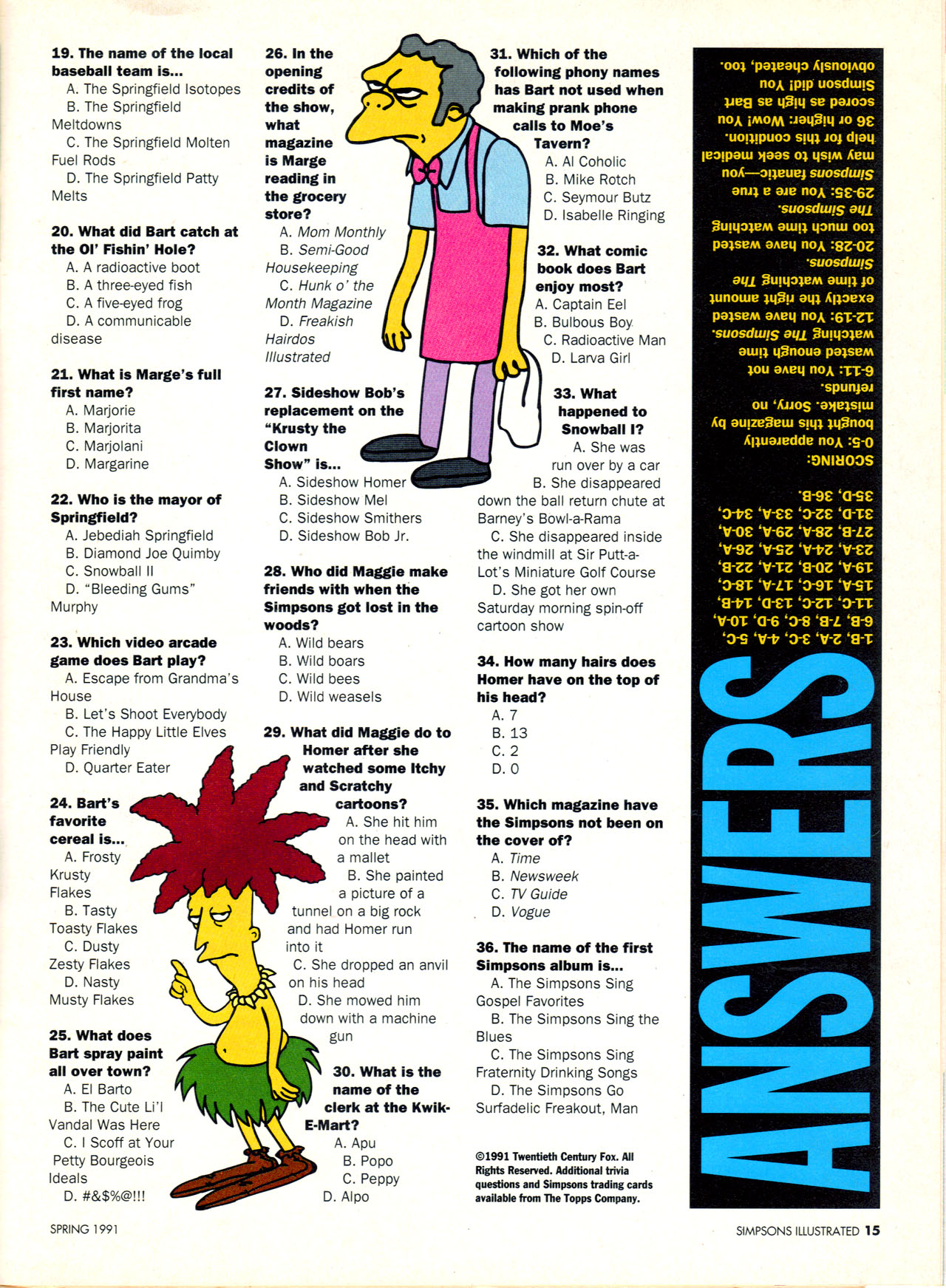 Read online Simpsons Illustrated (1991) comic -  Issue #1 - 14