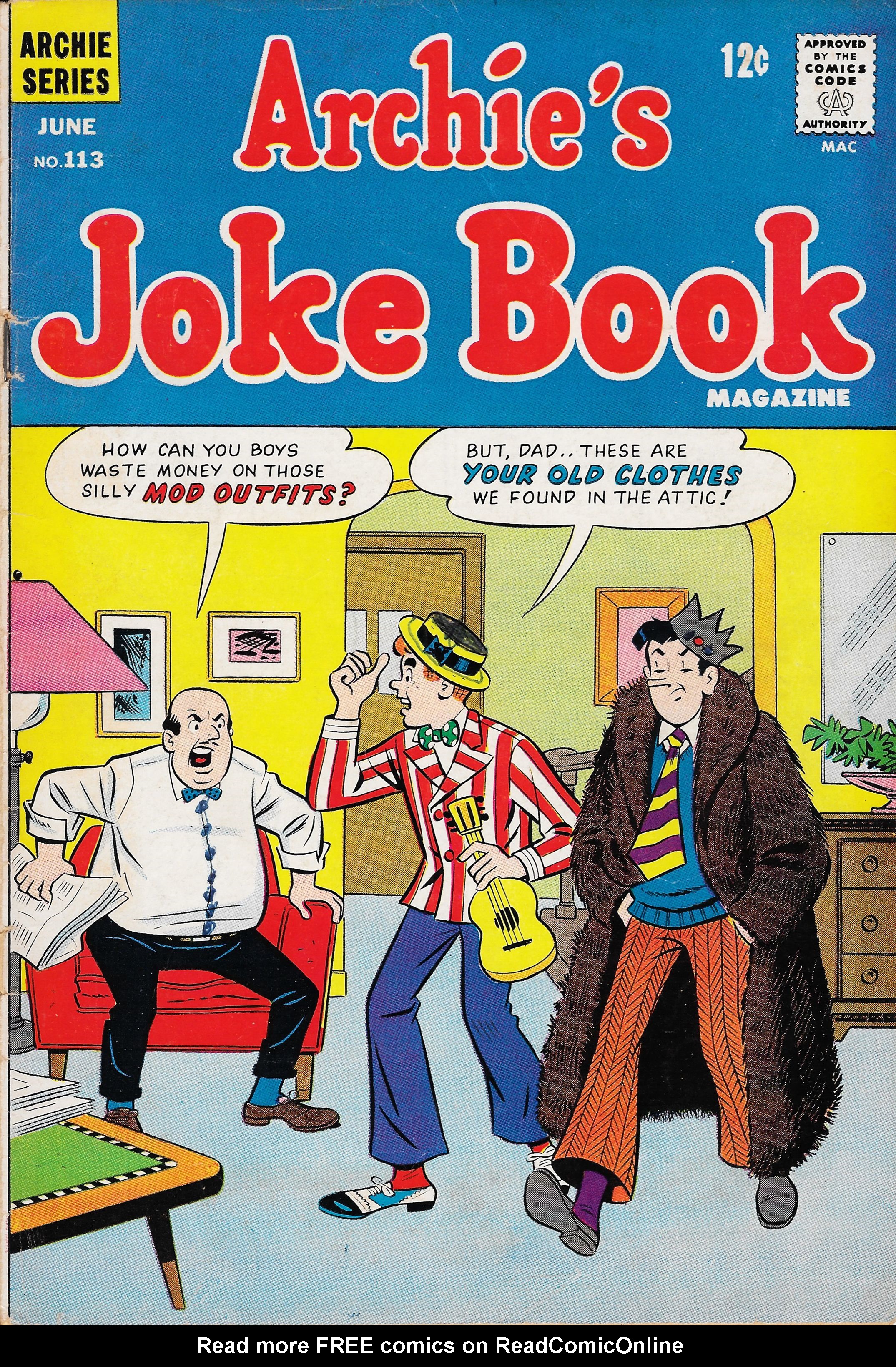 Read online Archie's Joke Book Magazine comic -  Issue #113 - 1