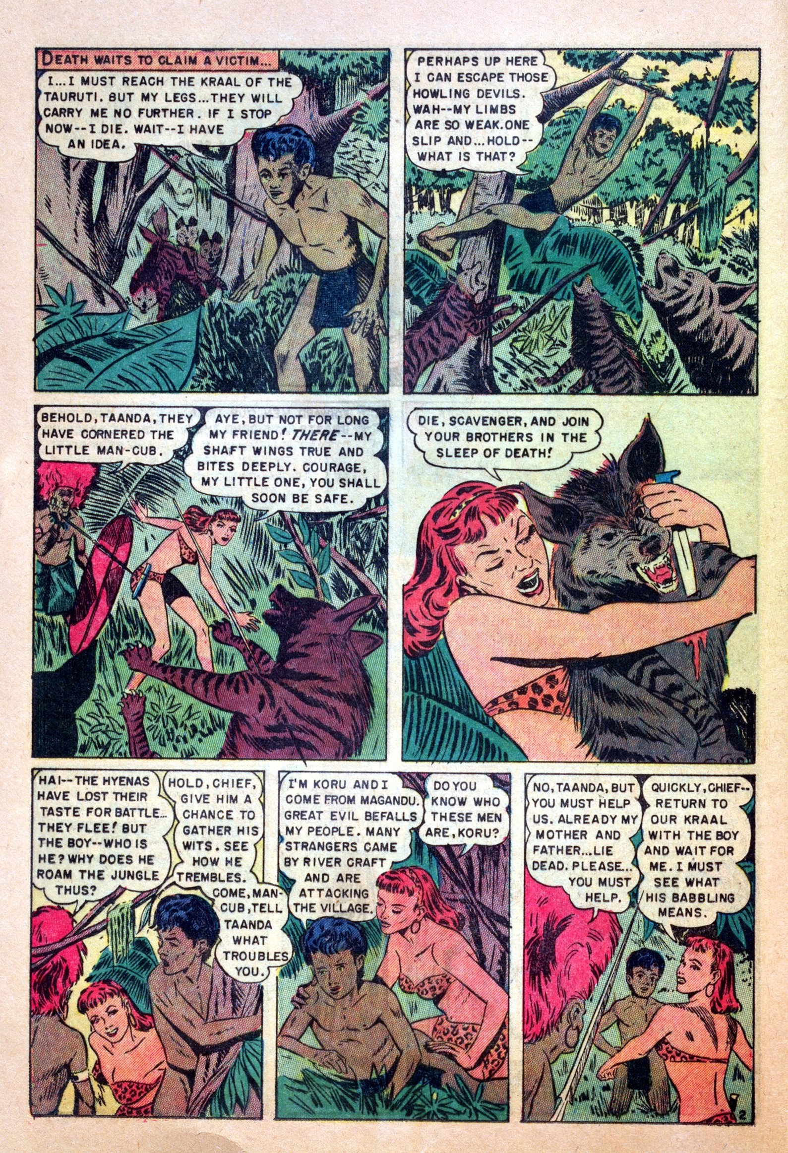 Read online Taanda White Princess of the Jungle comic -  Issue #1 - 12