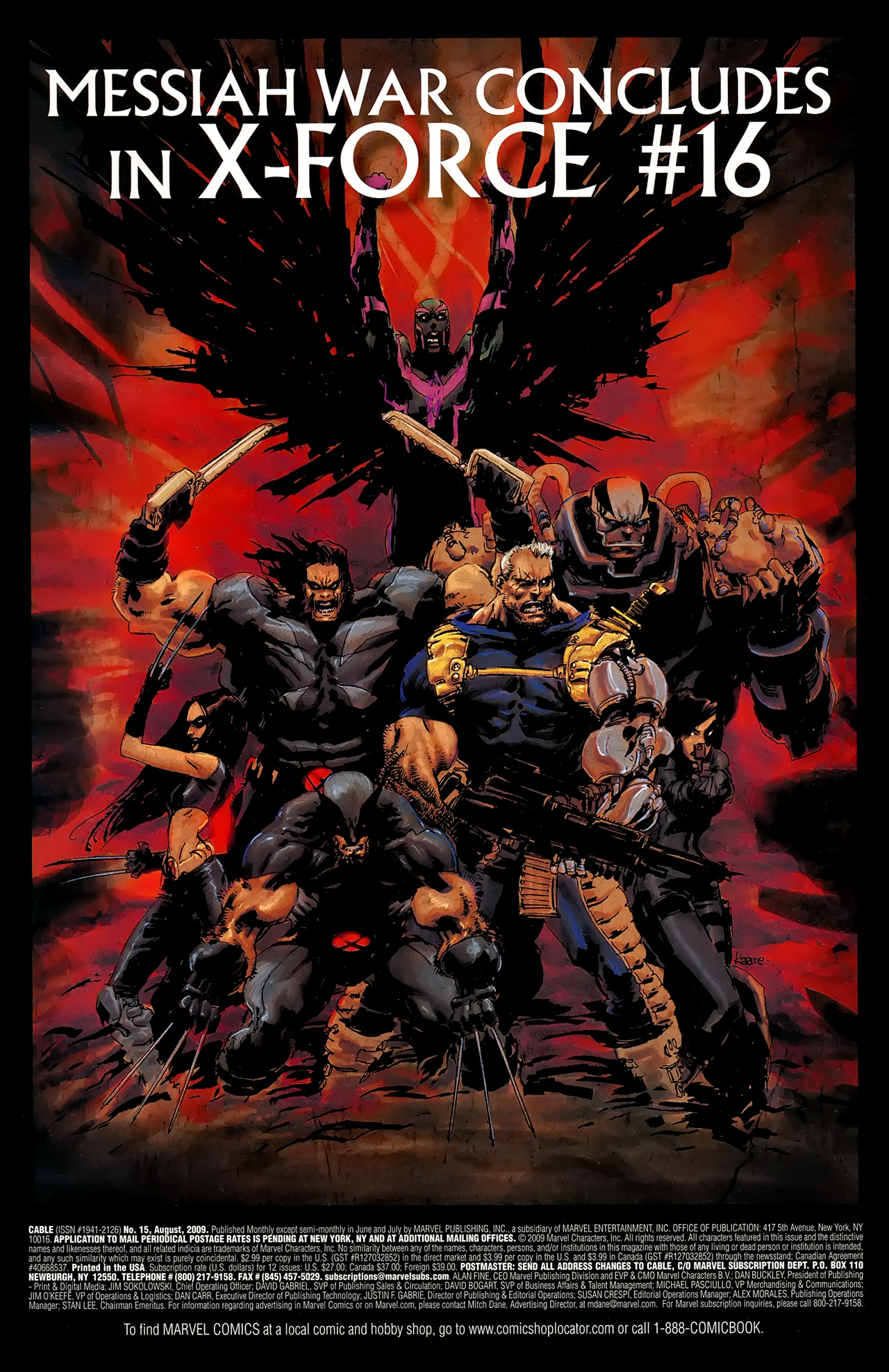 Read online Cable (2008) comic -  Issue #15 - 27