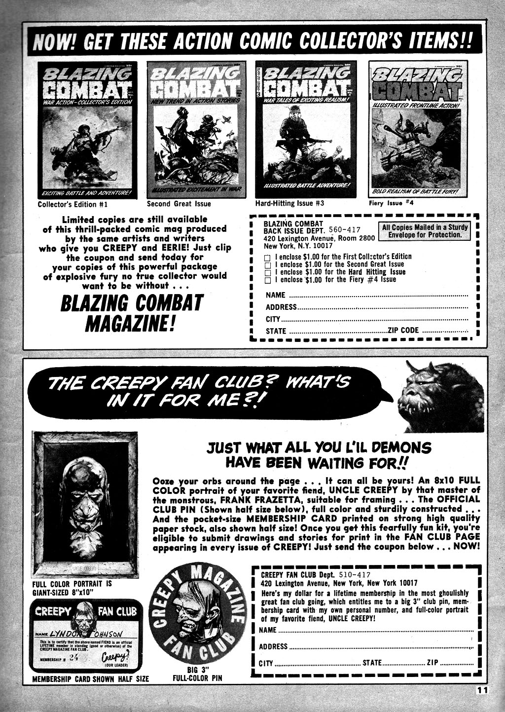 Creepy (1964) Issue #17 #17 - English 11