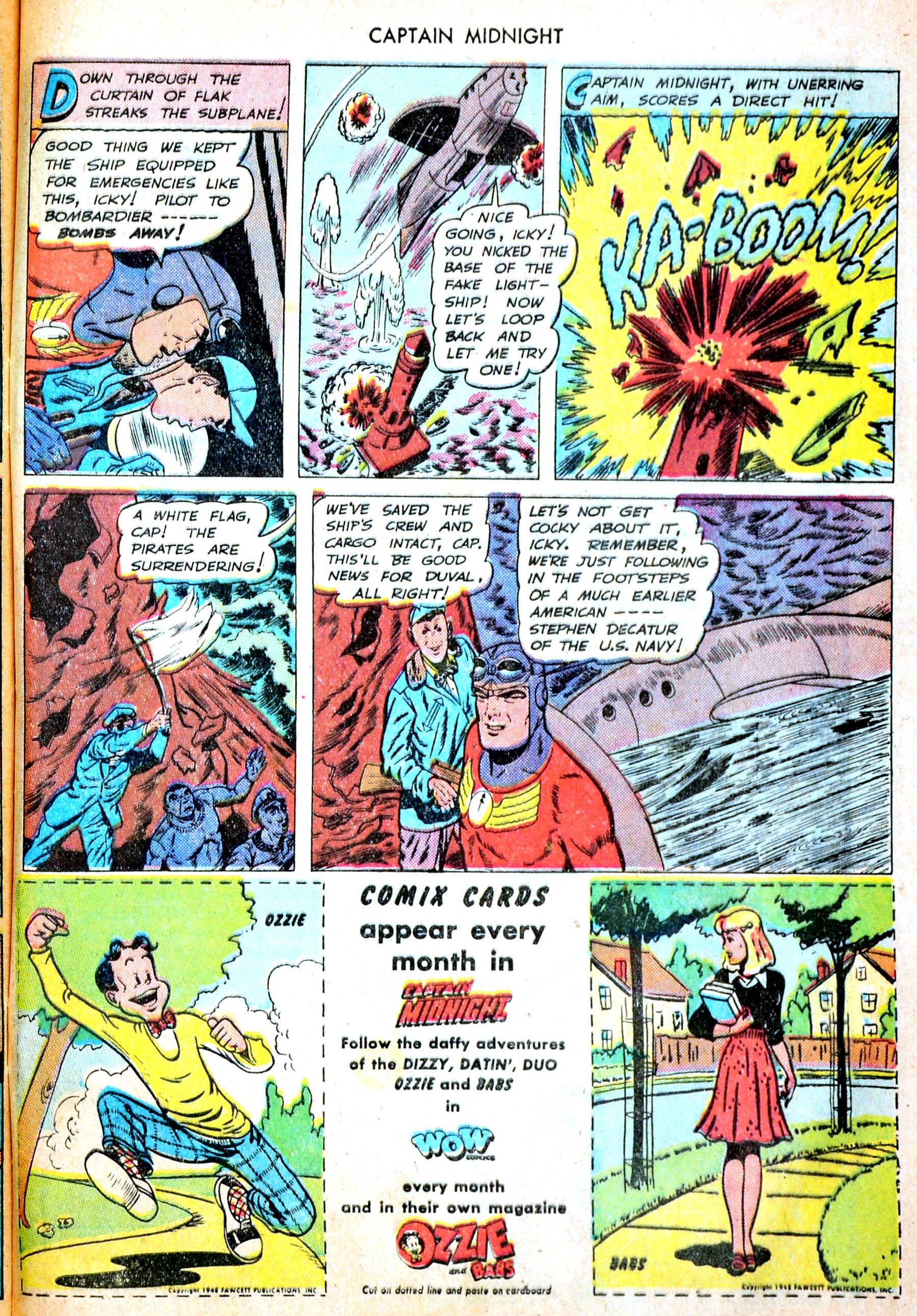 Read online Captain Midnight (1942) comic -  Issue #62 - 32