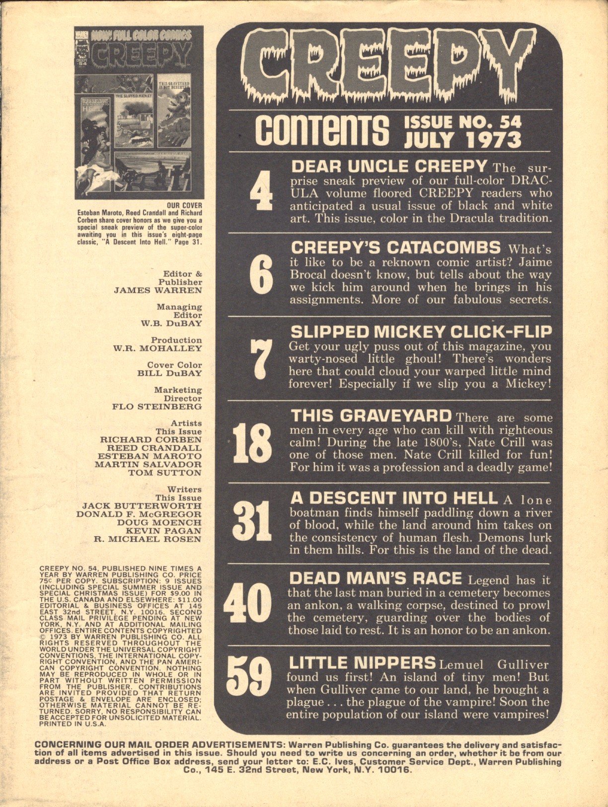 Creepy (1964) Issue #54 #54 - English 3