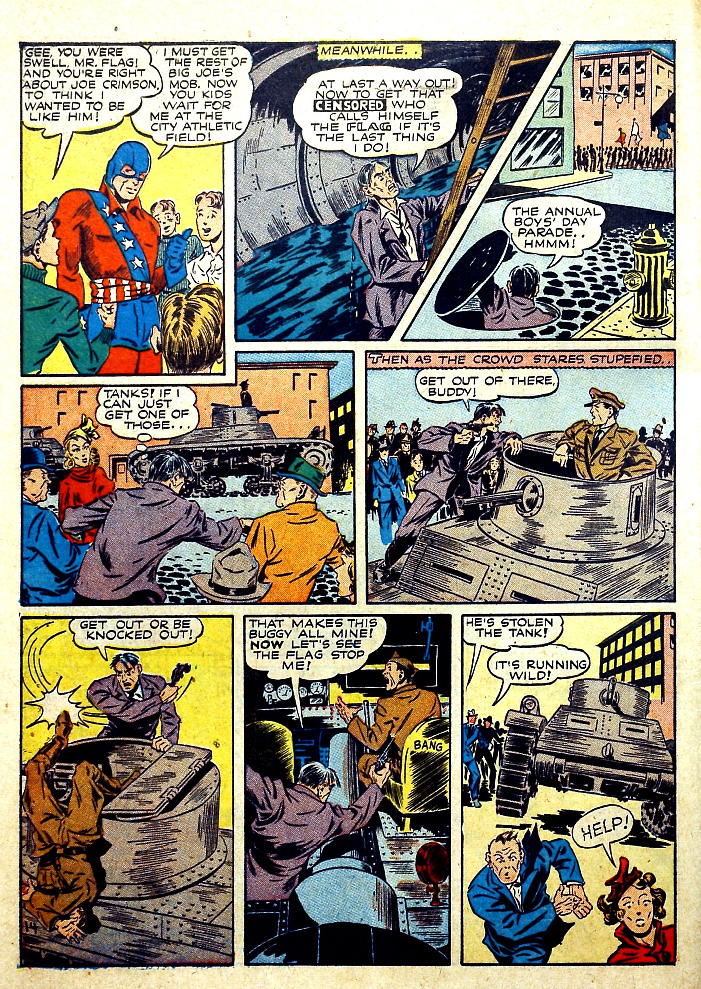 Read online Our Flag Comics comic -  Issue #4 - 16