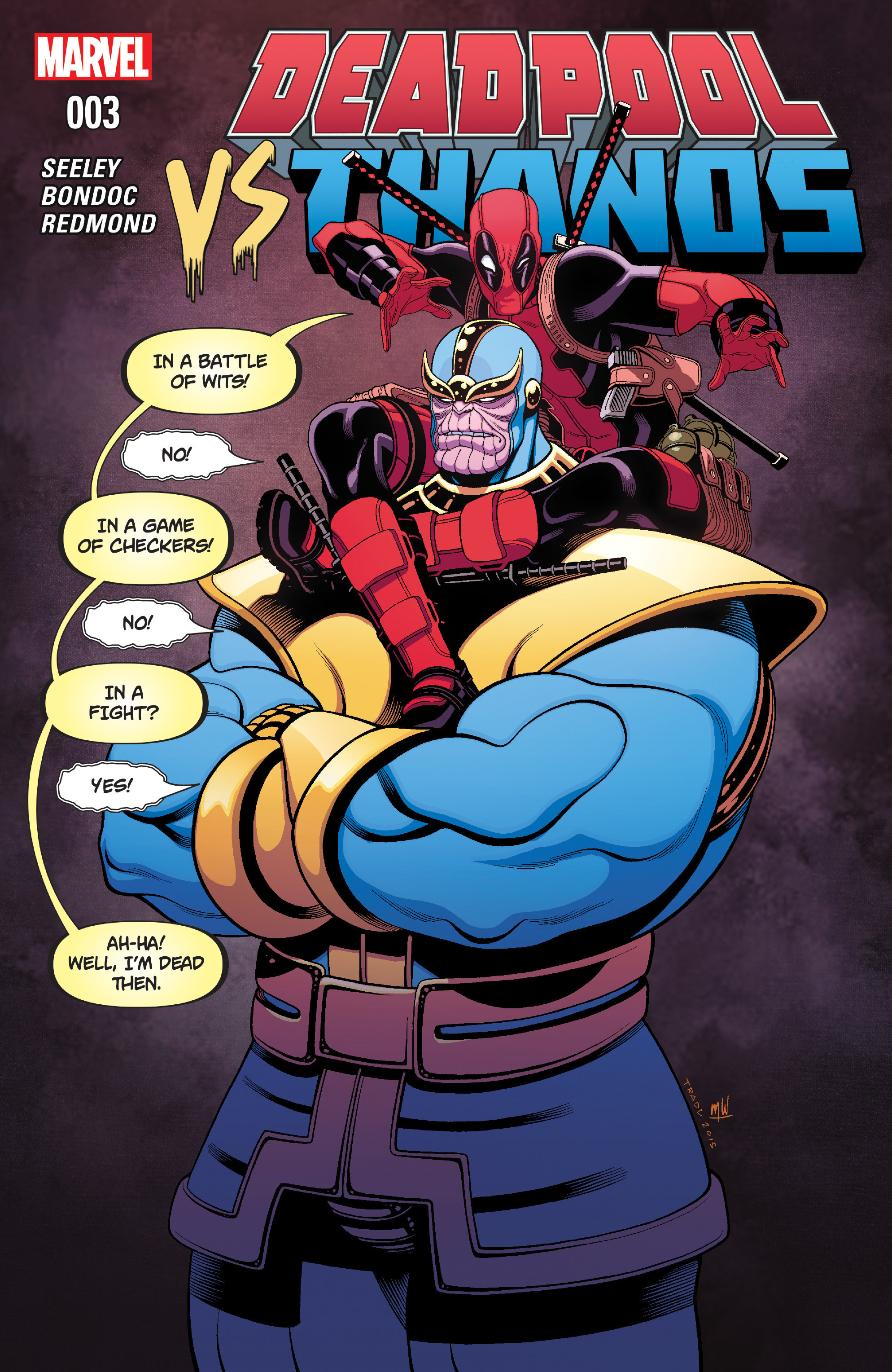 Read online Deadpool vs. Thanos comic -  Issue #3 - 1