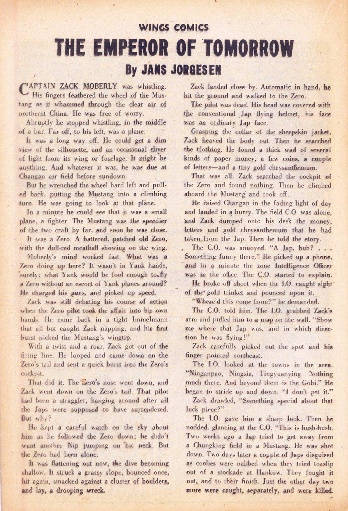 Read online Wings Comics comic -  Issue #69 - 32