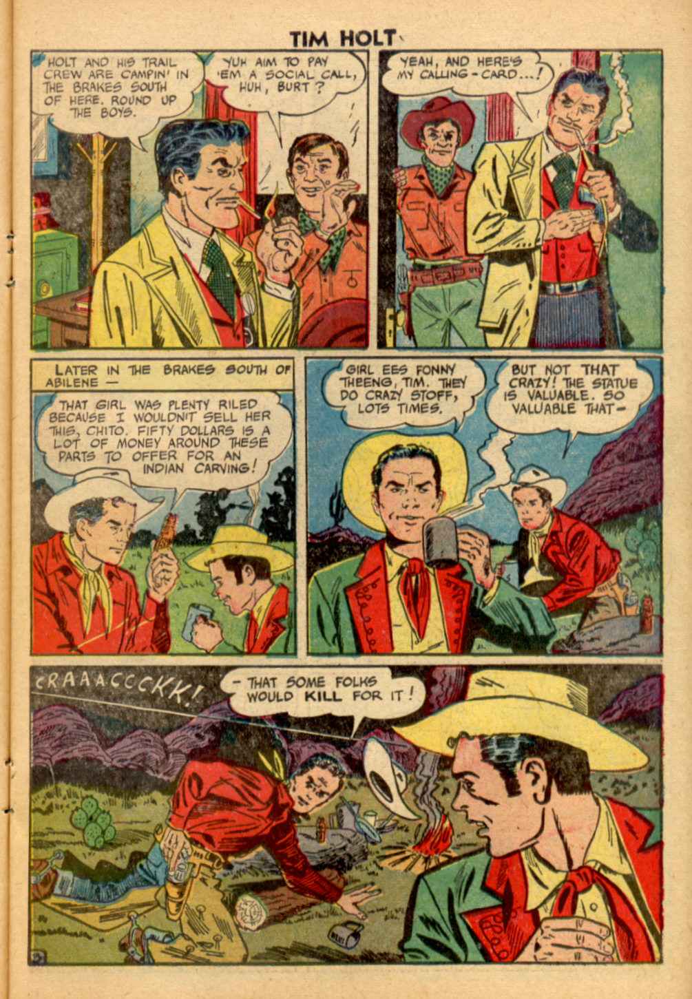 Read online Tim Holt comic -  Issue #3 - 13