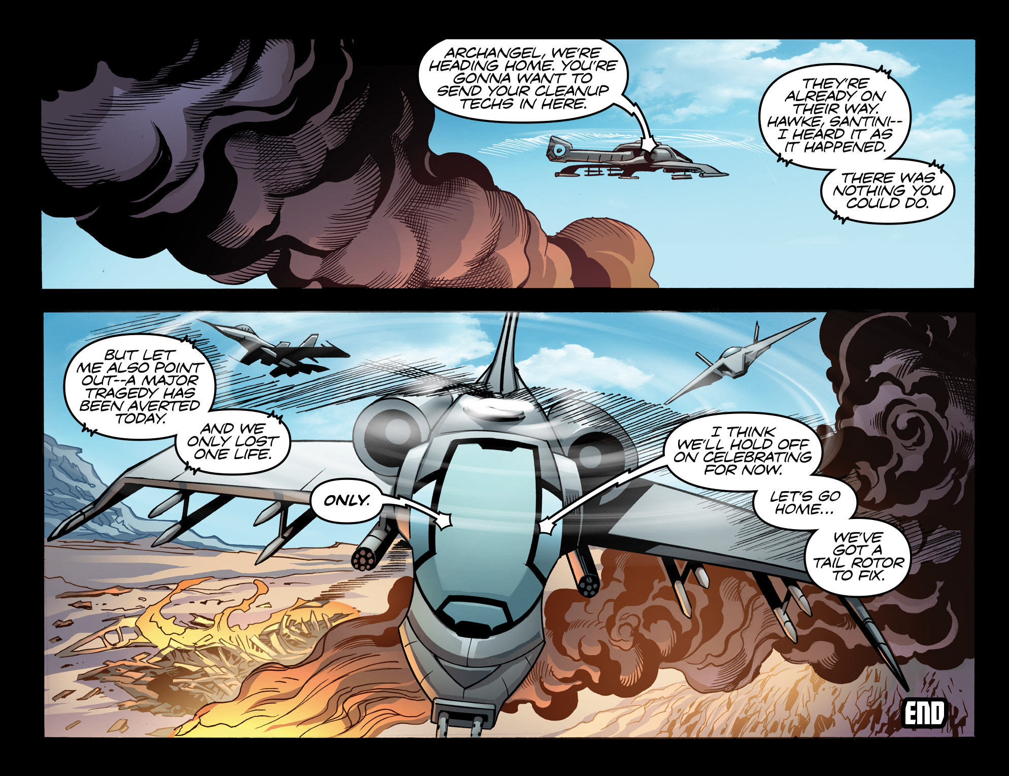 Read online Airwolf Airstrikes comic -  Issue #4 - 52