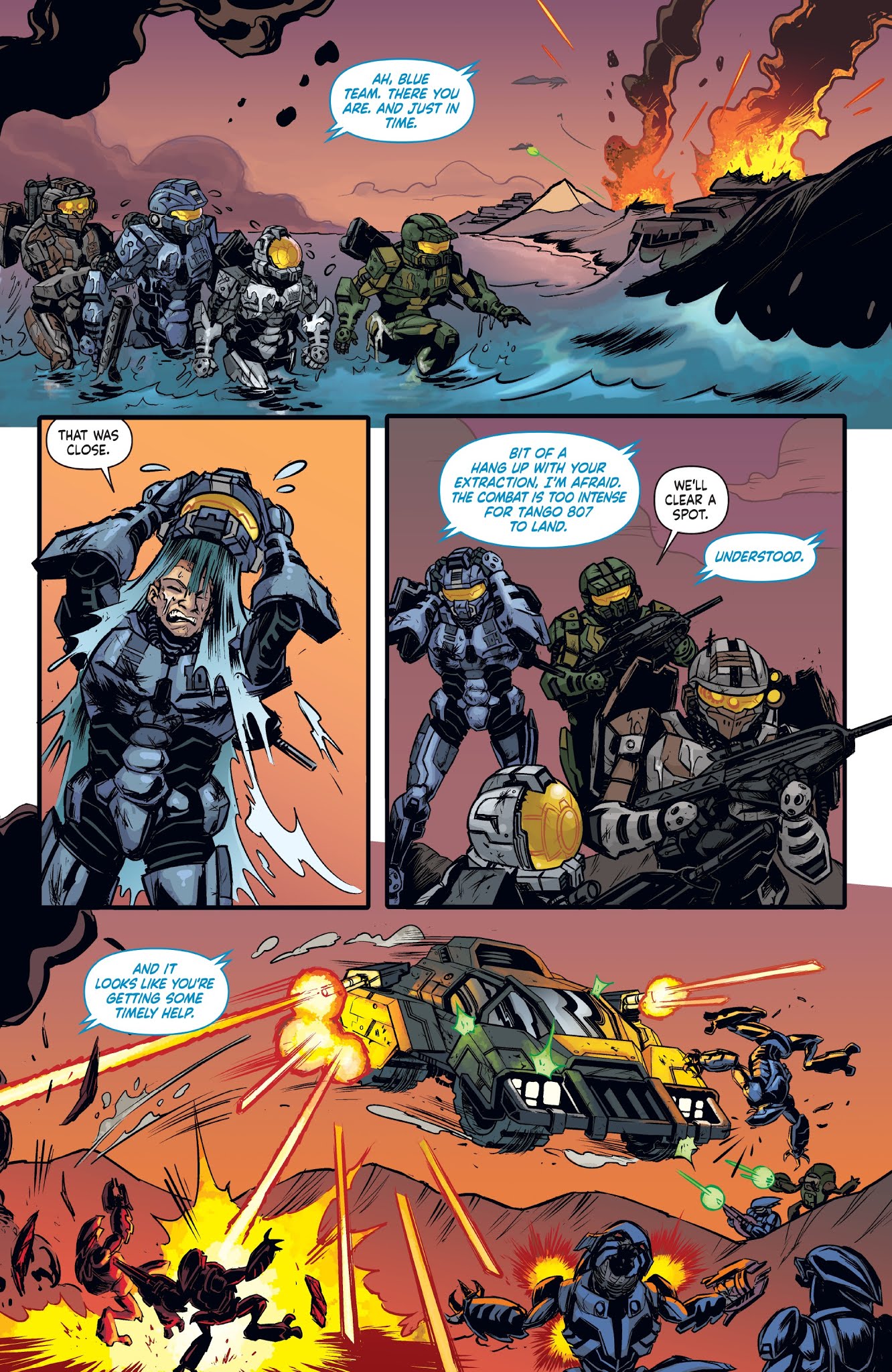 Read online Halo: Collateral Damage comic -  Issue #3 - 16