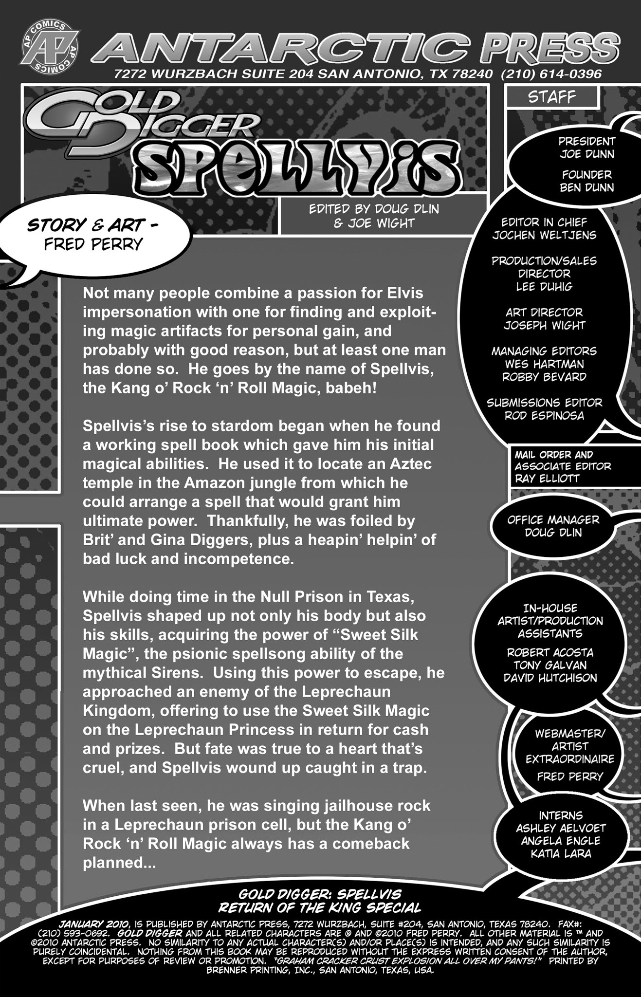 Read online Gold Digger: Spellvis Return of the King Special comic -  Issue # Full - 2