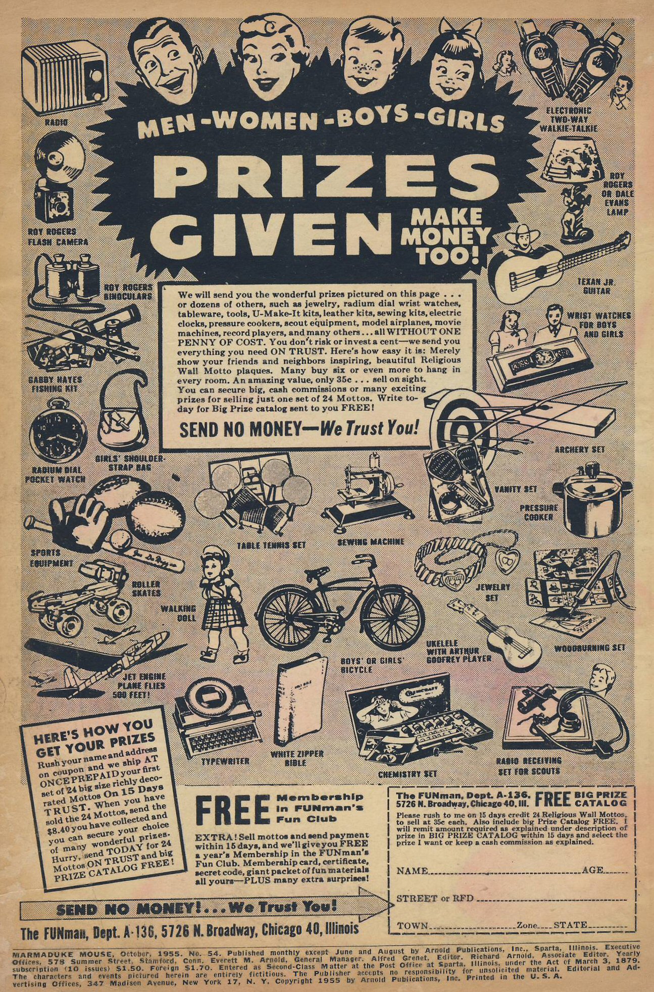 Read online Marmaduke Mouse comic -  Issue #54 - 2