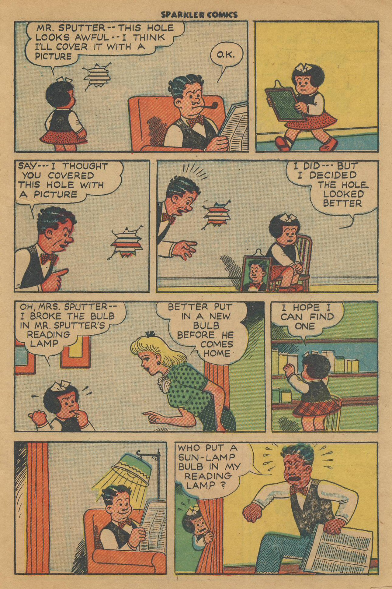 Read online Sparkler Comics comic -  Issue #98 - 9