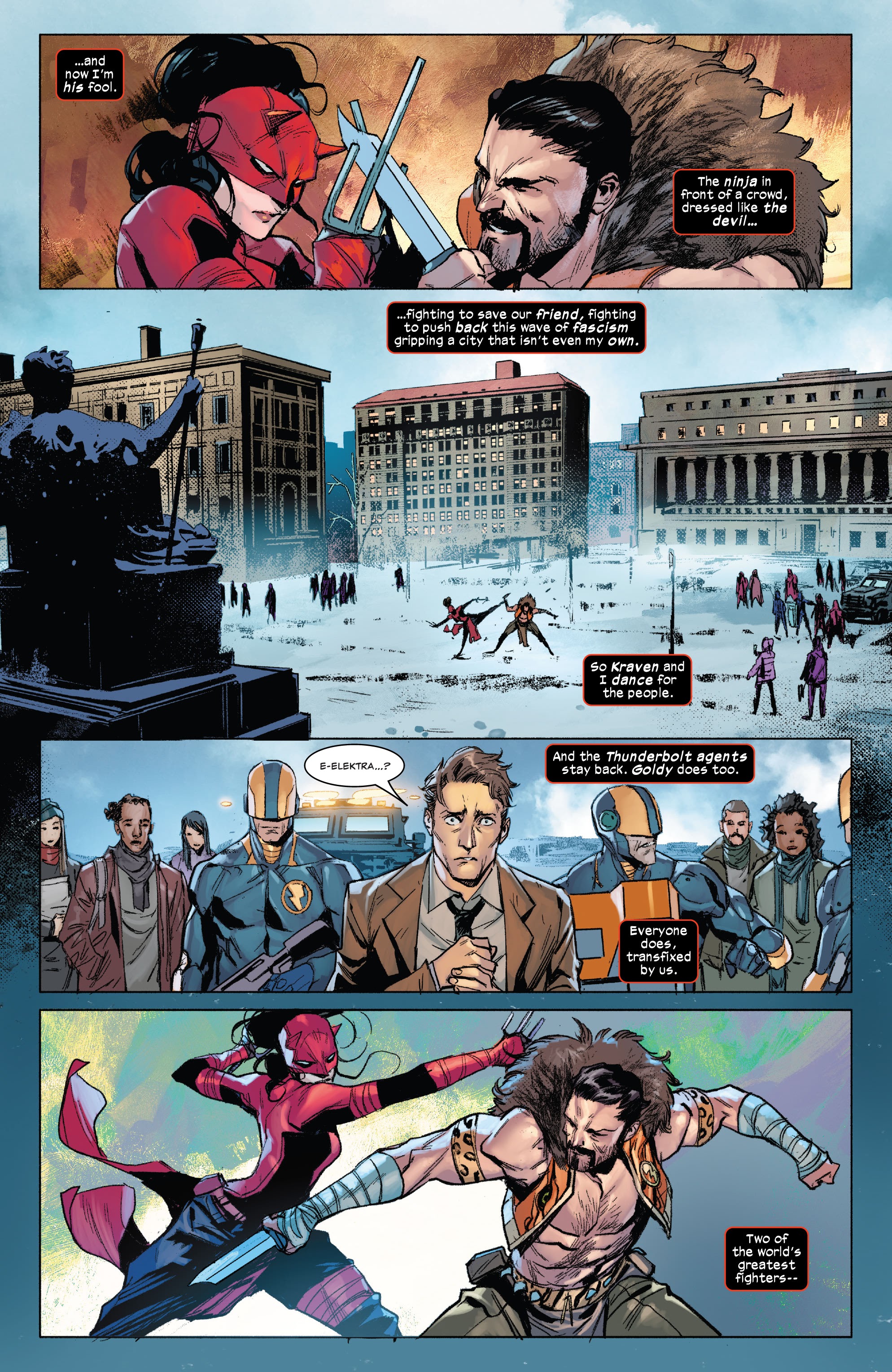 Read online Daredevil: Woman Without Fear comic -  Issue #3 - 4