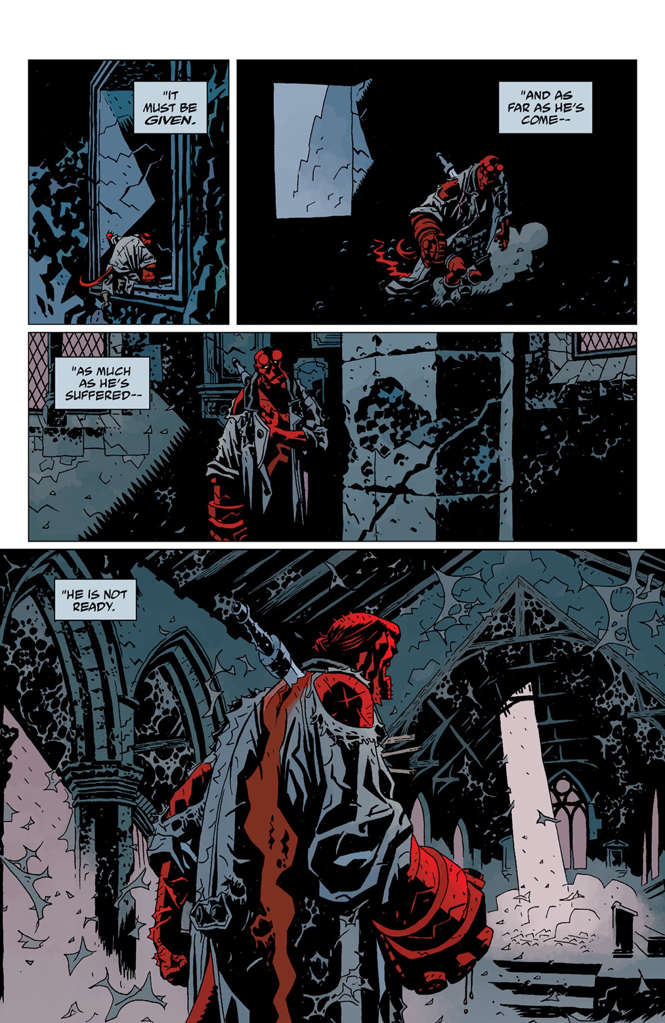 Read online Hellboy: Darkness Calls comic -  Issue # TPB - 153
