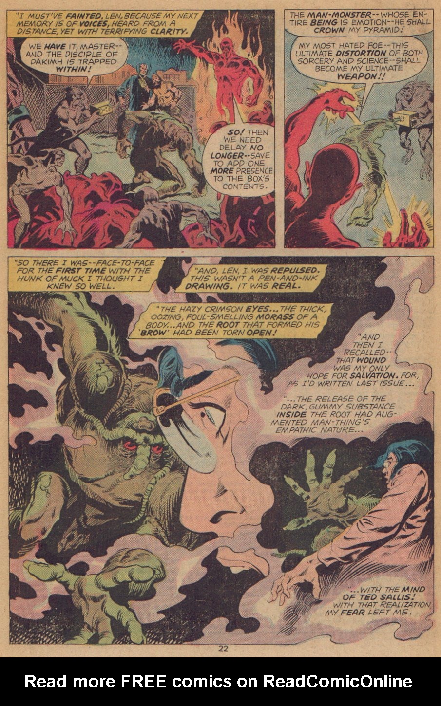 Read online Man-Thing (1974) comic -  Issue #22 - 15