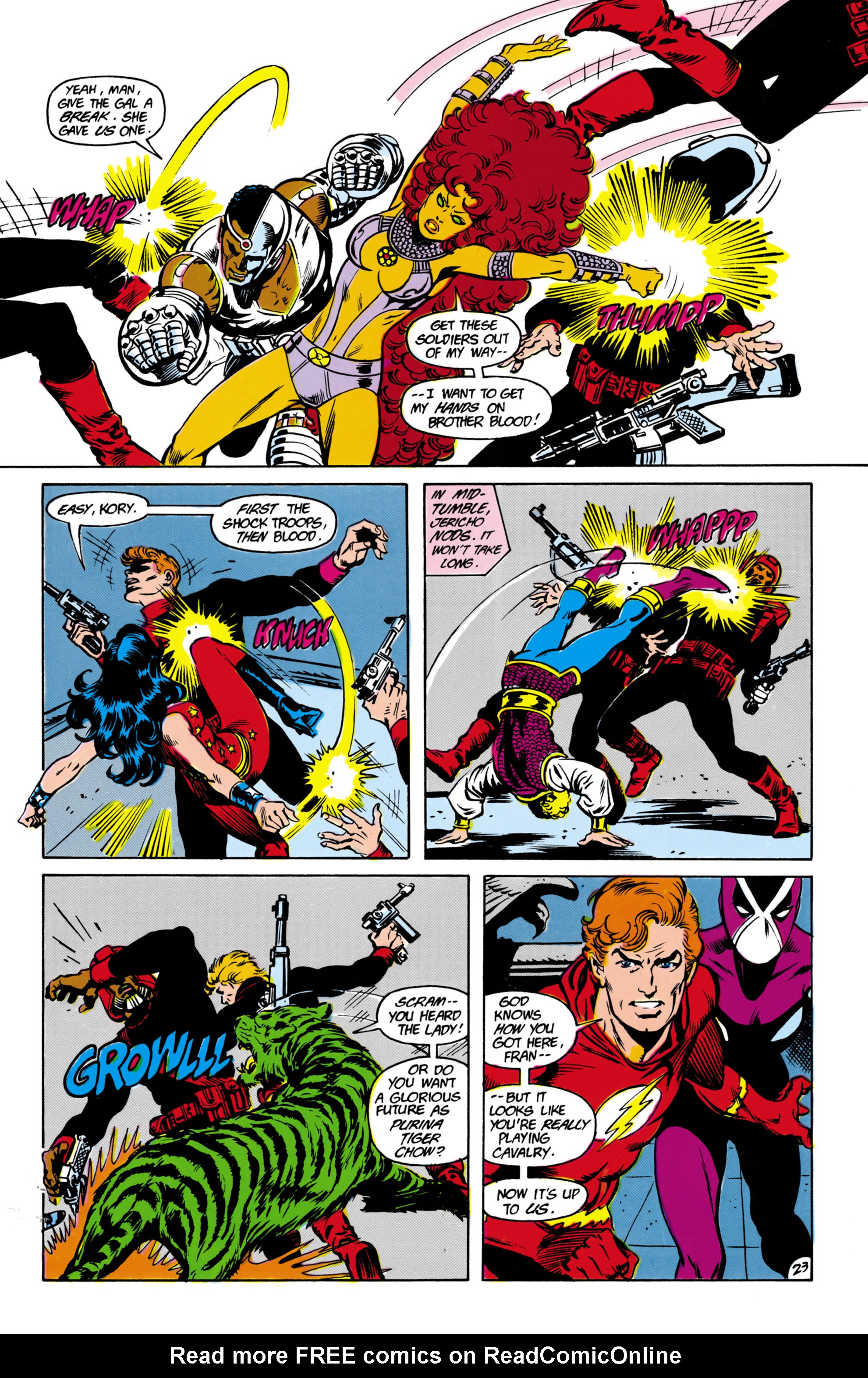 Read online The New Teen Titans (1984) comic -  Issue #30 - 24